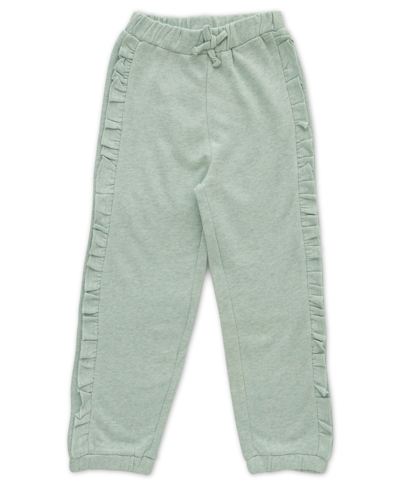 JusCubs Cotton Solid Joggers - Green-image-2
