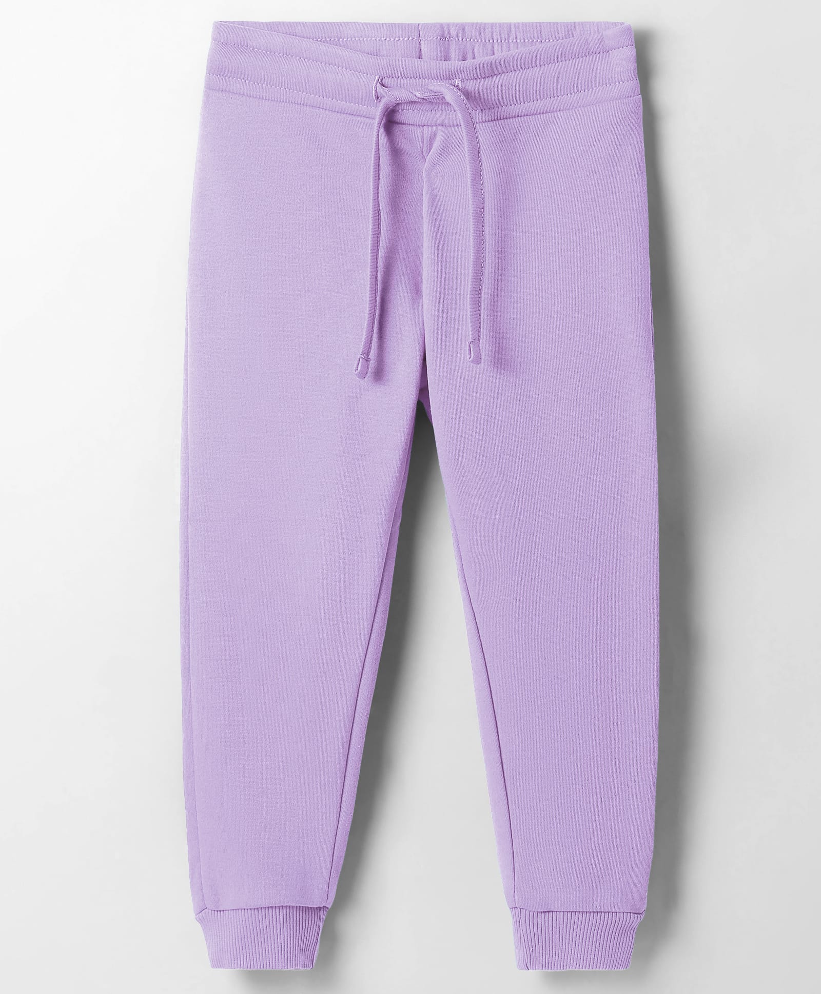 UCB Cotton Blend Knit Full Length Solid Track Pant - Lilac-picture-23