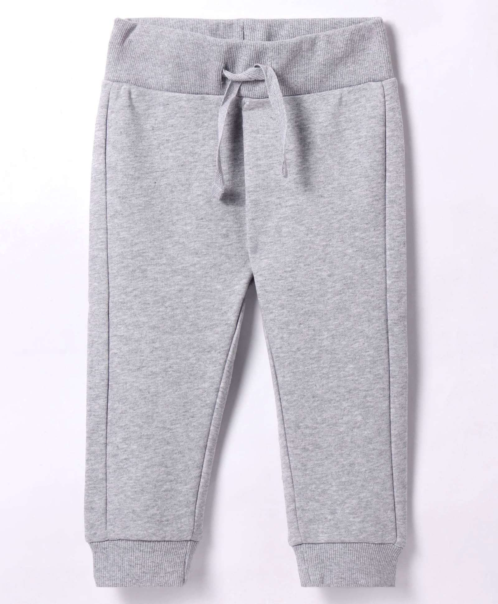 UCB Cotton Blend Knit Full Length Solid Lounge Pant - Grey-picture-10