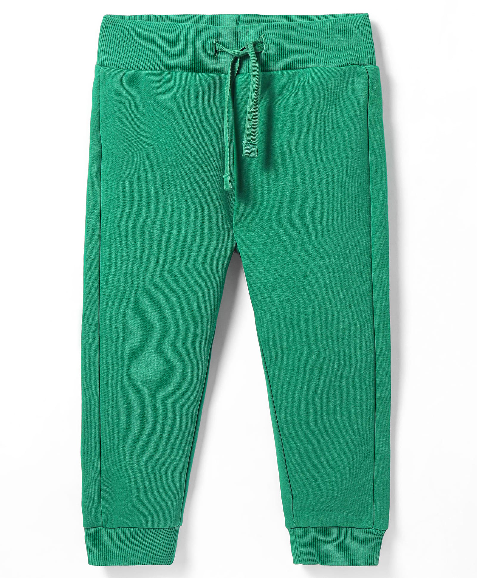 UCB Cotton Blend Knit Full Length Solid Lounge Pant - Green-picture-26