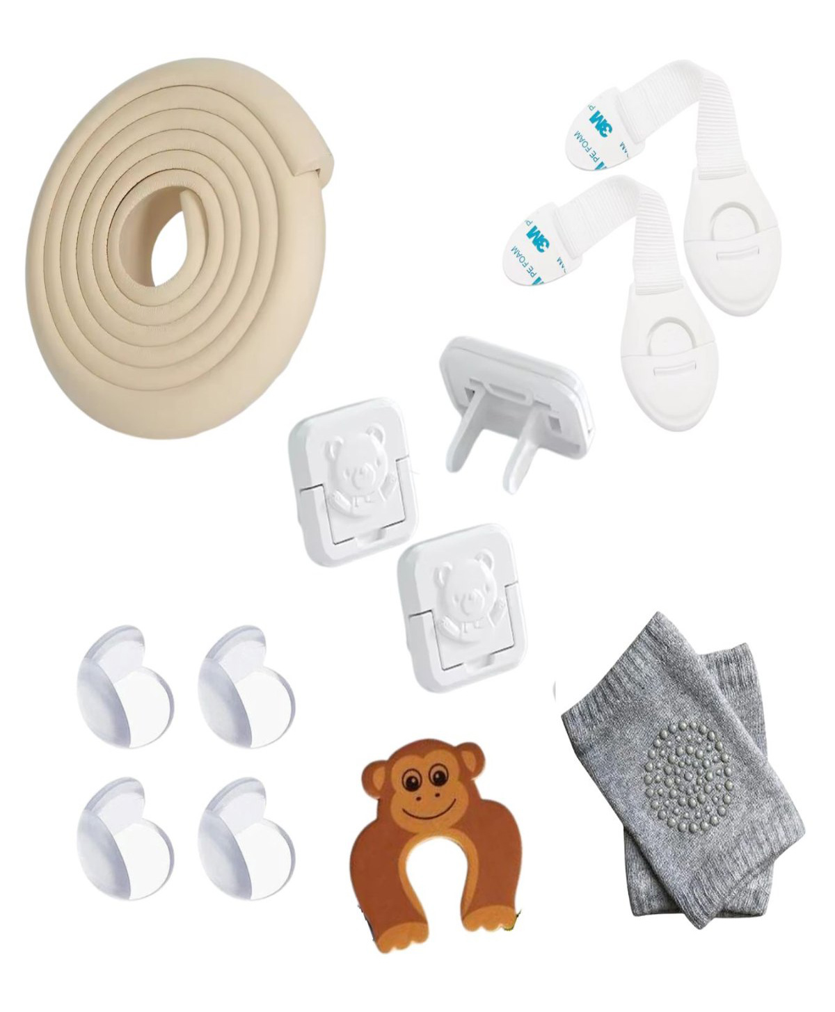 Zikku All-in-One Home Safety Kit for Kids( Light Shade Combo)-picture-34