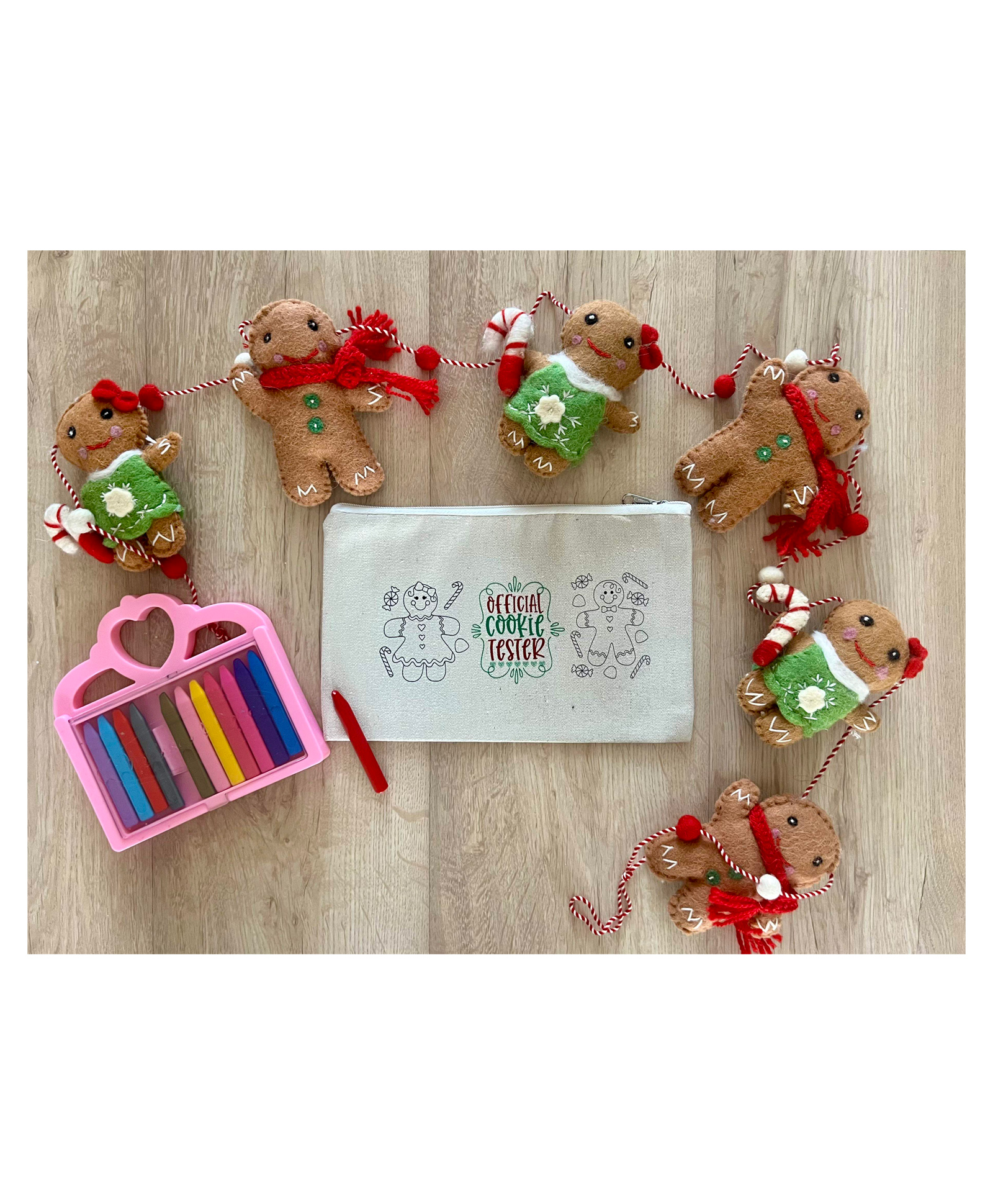 Little Canvas DIY Colouring Christmas Cookie Tester Pouch-image-32