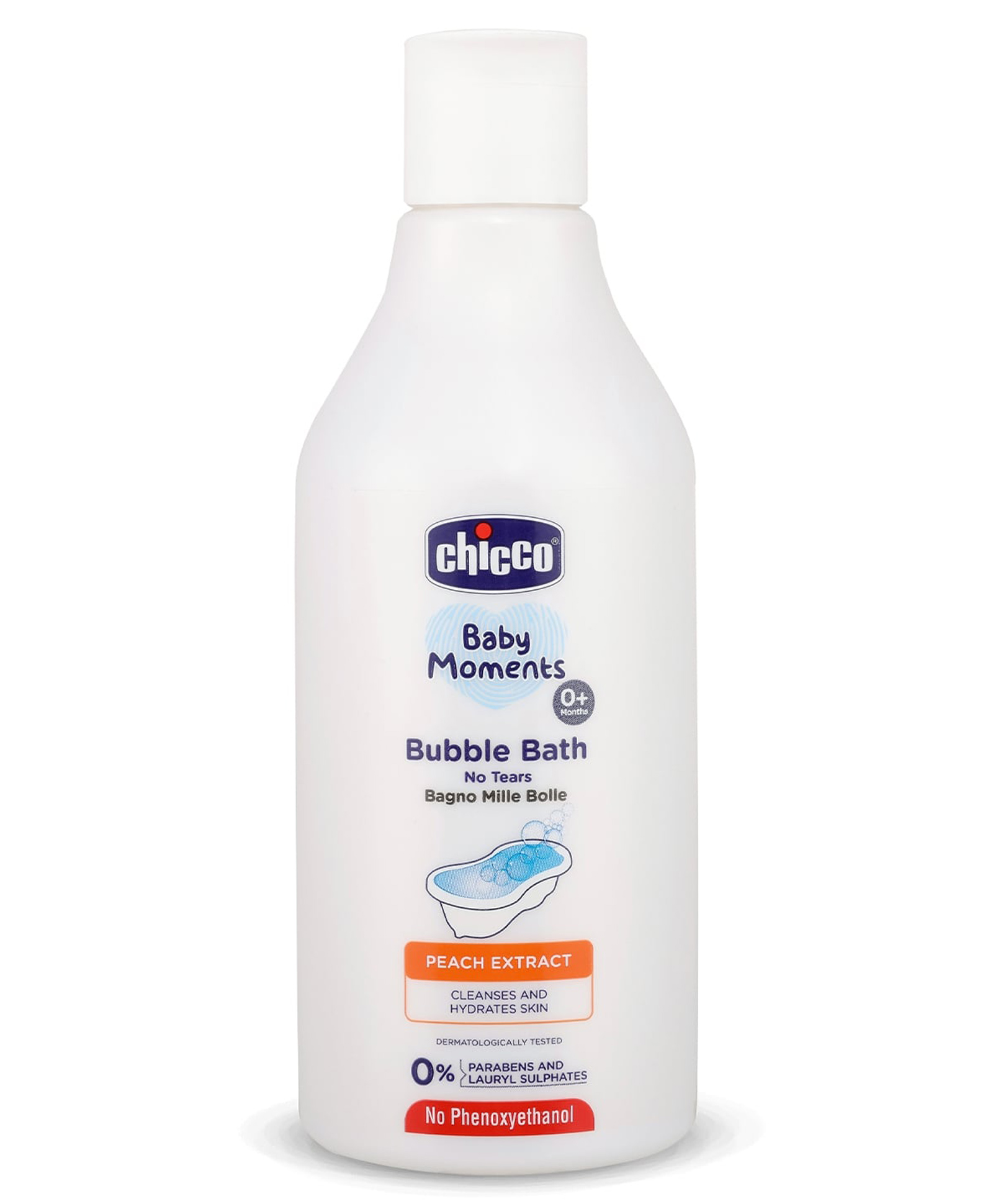 Chicco Baby Moments Peach Extract Bubble Bath- 300 ml-picture-25