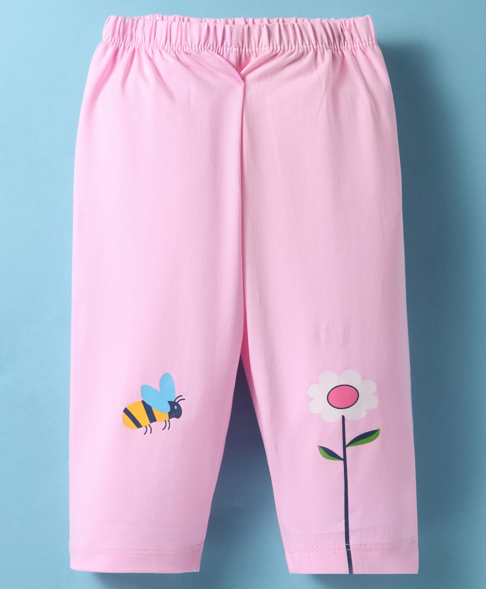 Tango Interlock Knit Full Length Lounge Pant with Floral Print - Pink-picture-37