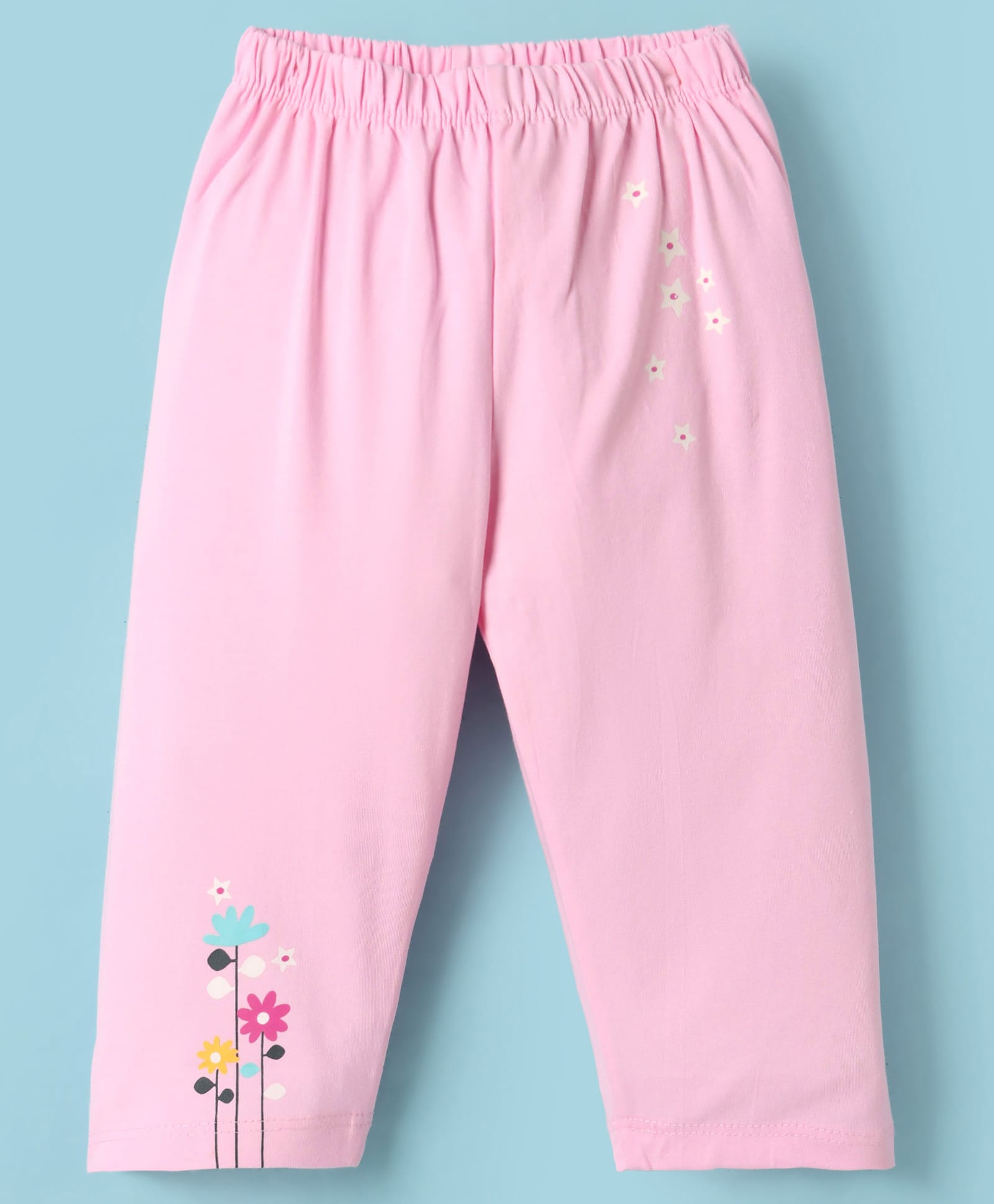 Tango Interlock Knit Full Length Lounge Pant with Floral Print - Pink-picture-38