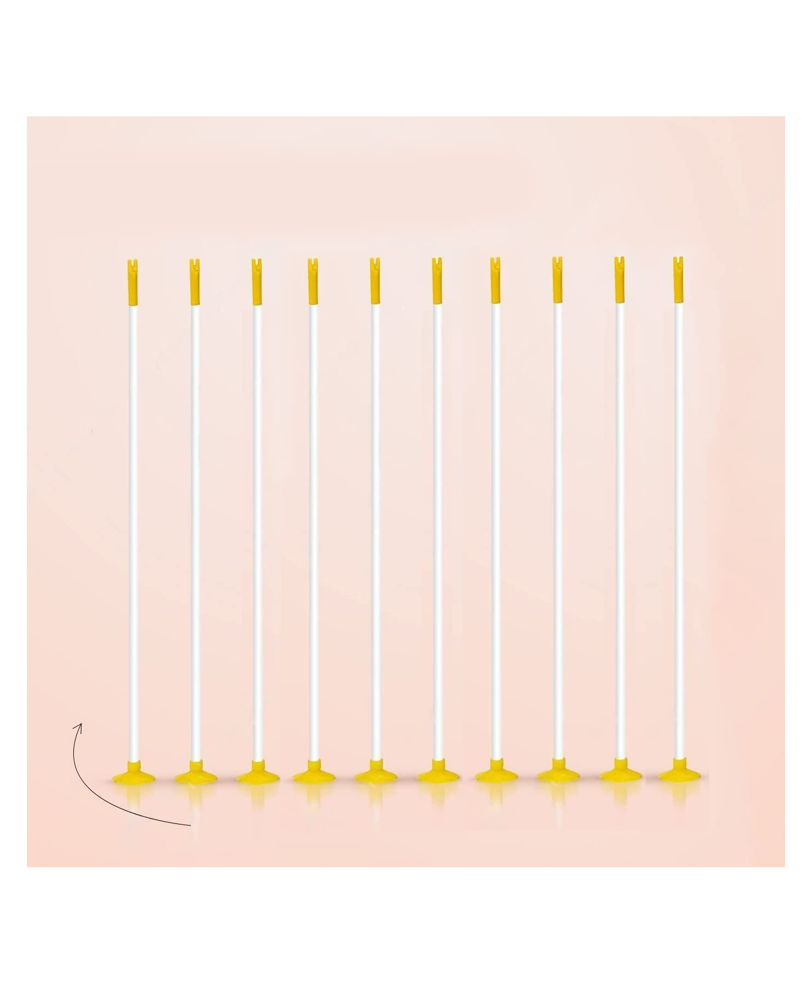 Planet Of Toys 10 Arrows for Archery Set for Kids (10 Spare Arrow) Outdoor/Indoor Target Game for Kids - Yellow-picture-33