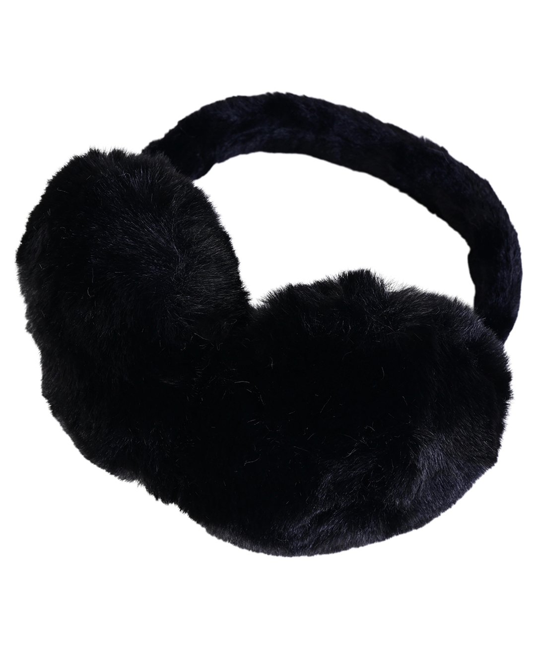 Kid-O-World Fur Solid Folding Earmuffs - Black-picture-13