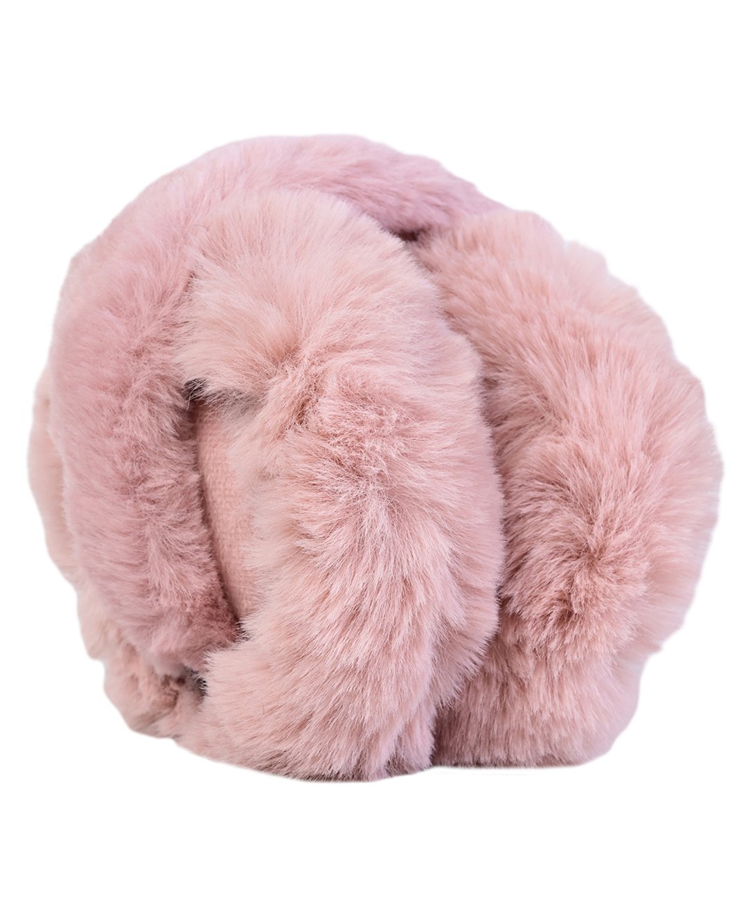 Kid-O-World Fur Solid Folding Earmuffs - Peach-image-24