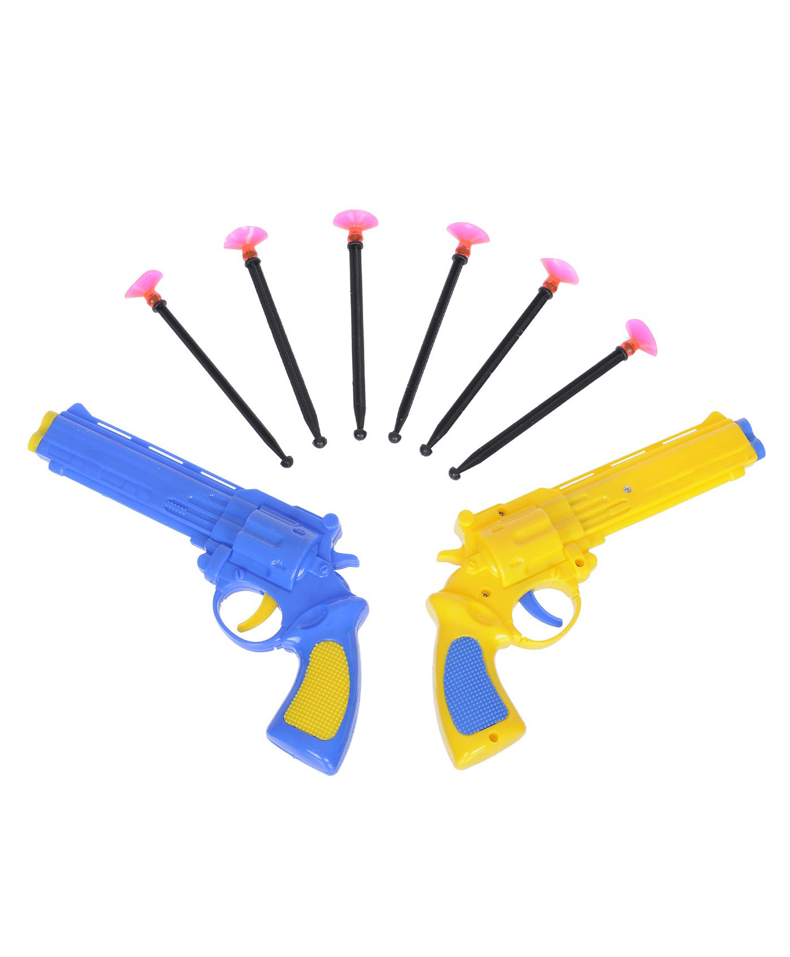 Sanjary shoot force gun toy - blaster gun with darts color design may vary-image-1