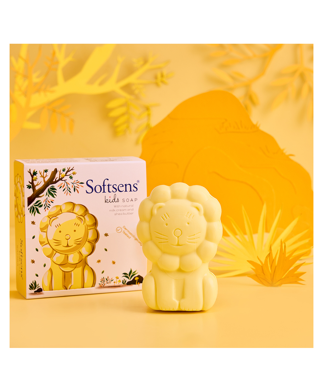 Softsens Samba the Lion Kids Soap(75g) - Pack of 4-image-42
