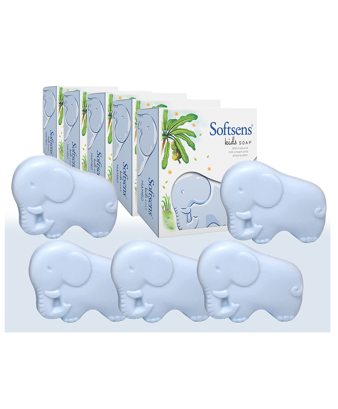 Softsens Mambo the Elephant Kids Soap(75g) - Pack 5-picture-14