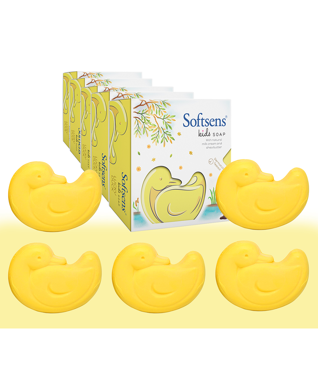 Softsens Lucky Duck Kids Soap(75g) - Pack of 5-picture-24