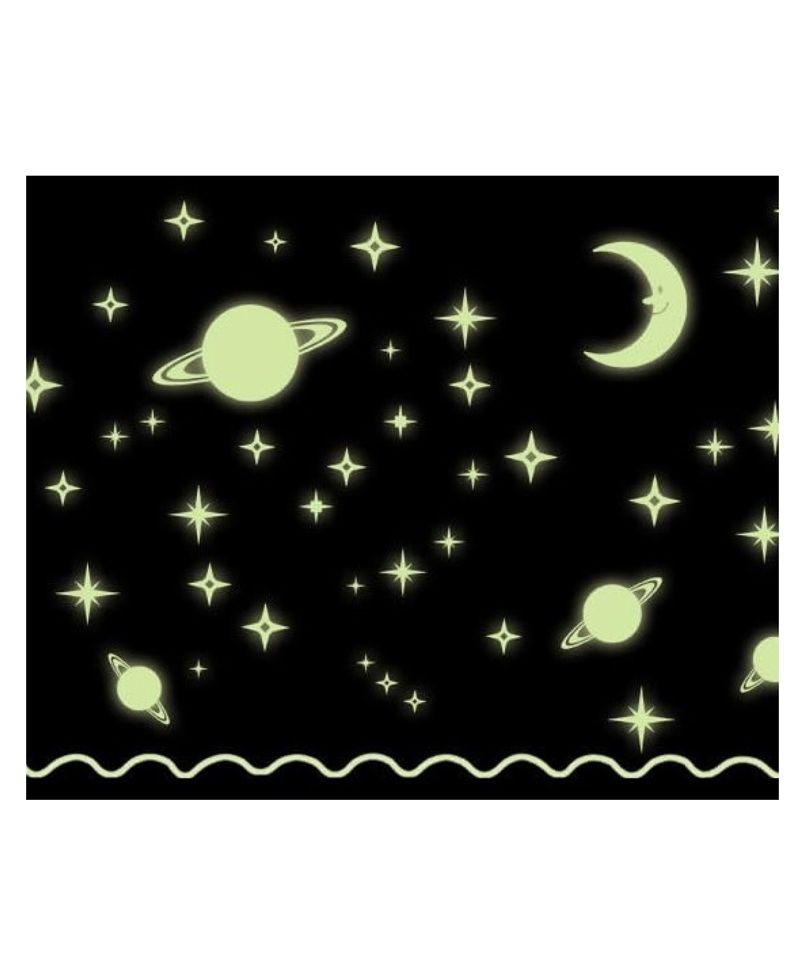JAAMSO ROYALS Galaxy Of Stars Radium Glow In the Dark Wall Sticker( 32 cm x 24 cm )-picture-28