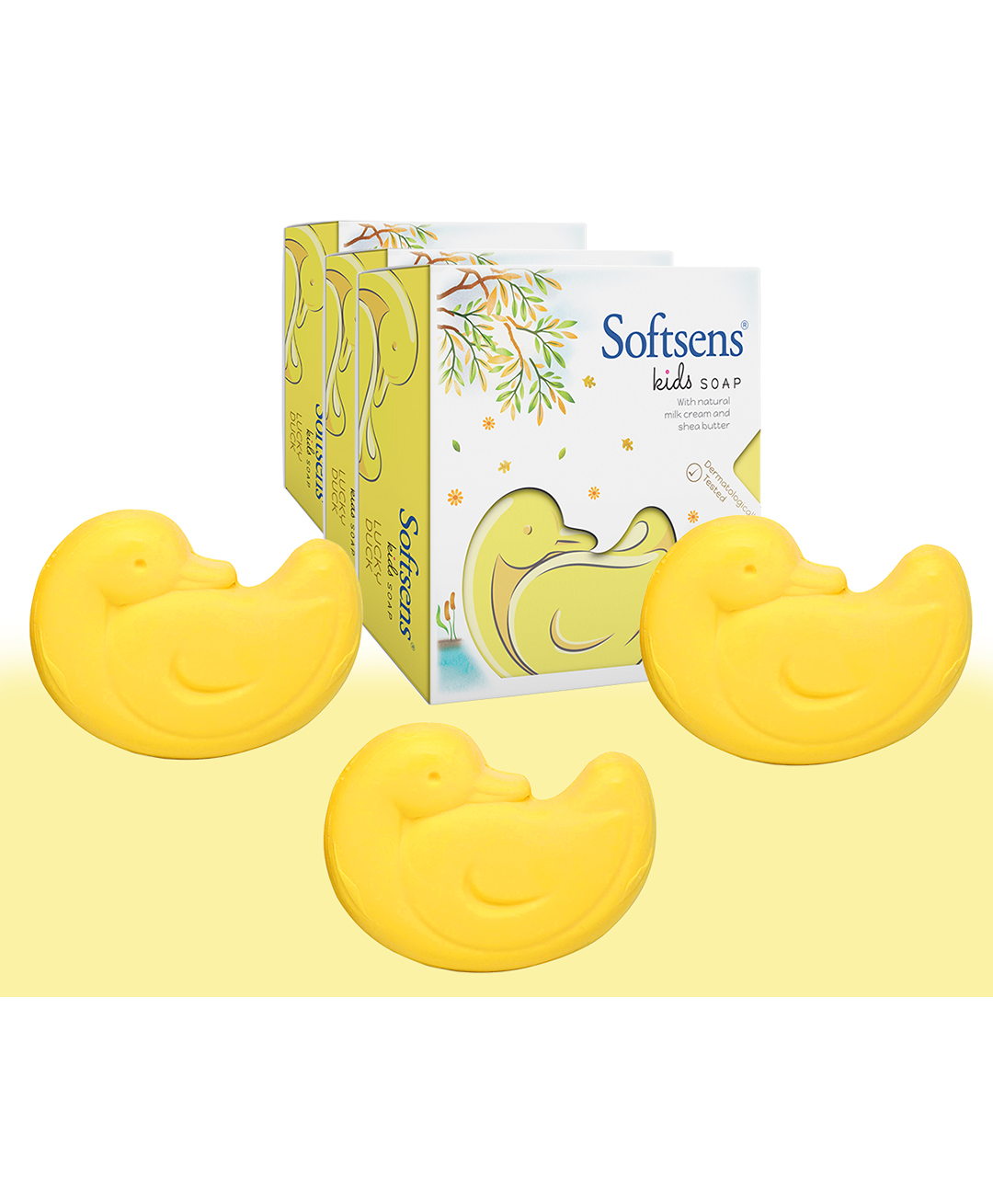 Softsens Lucky Duck Kids Soap(75g) - Pack of 3-picture-22