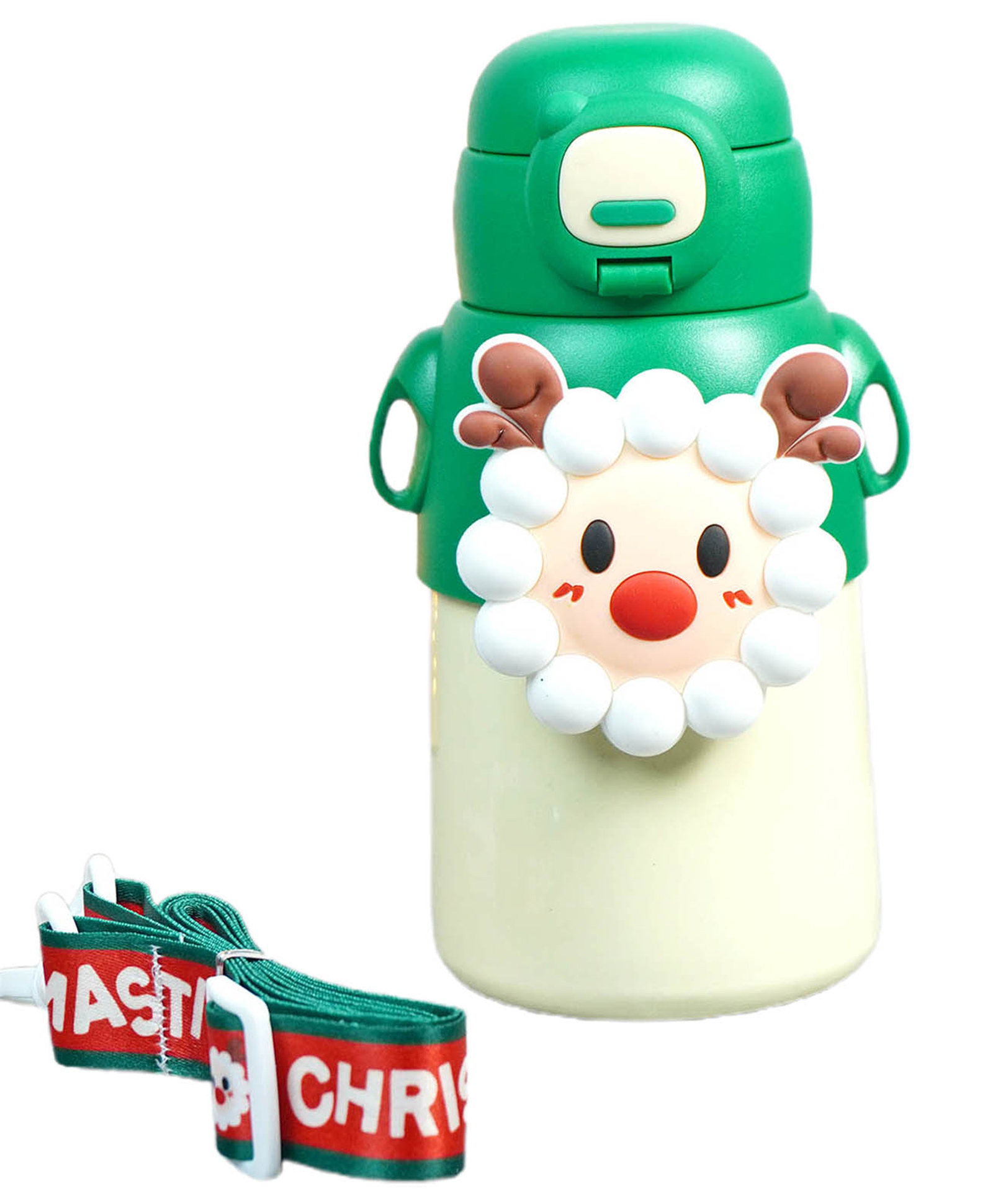 Little Surprise Box Festive Sheep Christmas themed Stainless Steel water bottle - 500ml-picture-12
