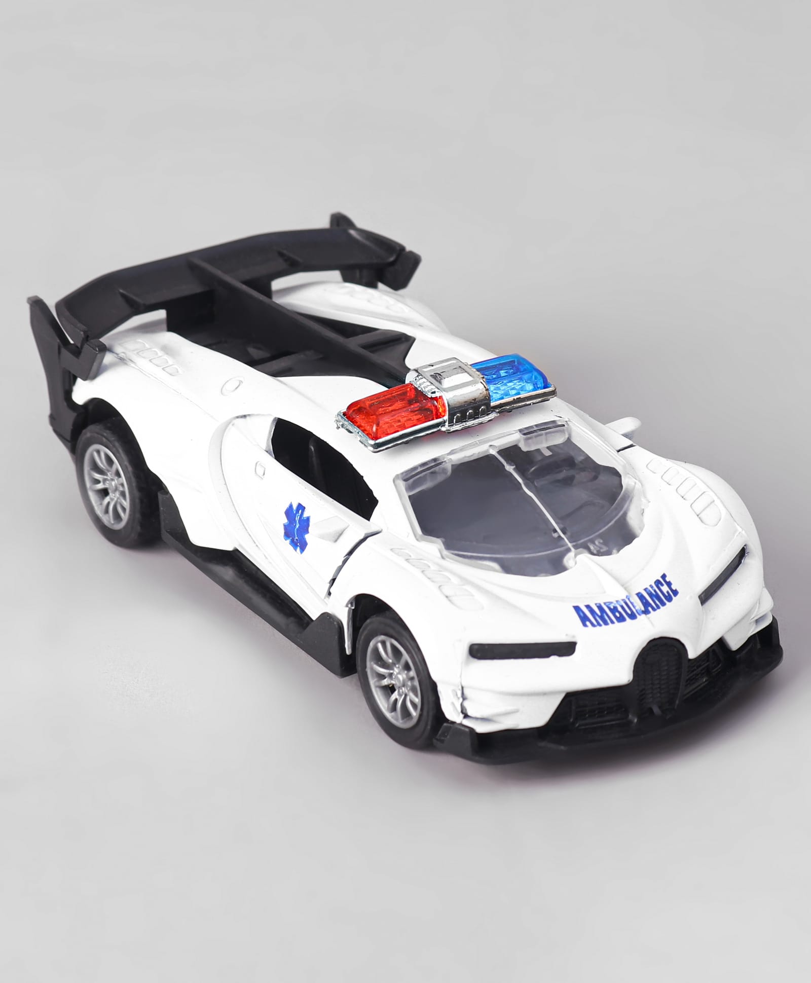 KIDS FUN ToysDie-cast Car 1:32Ambulance - White-image-5