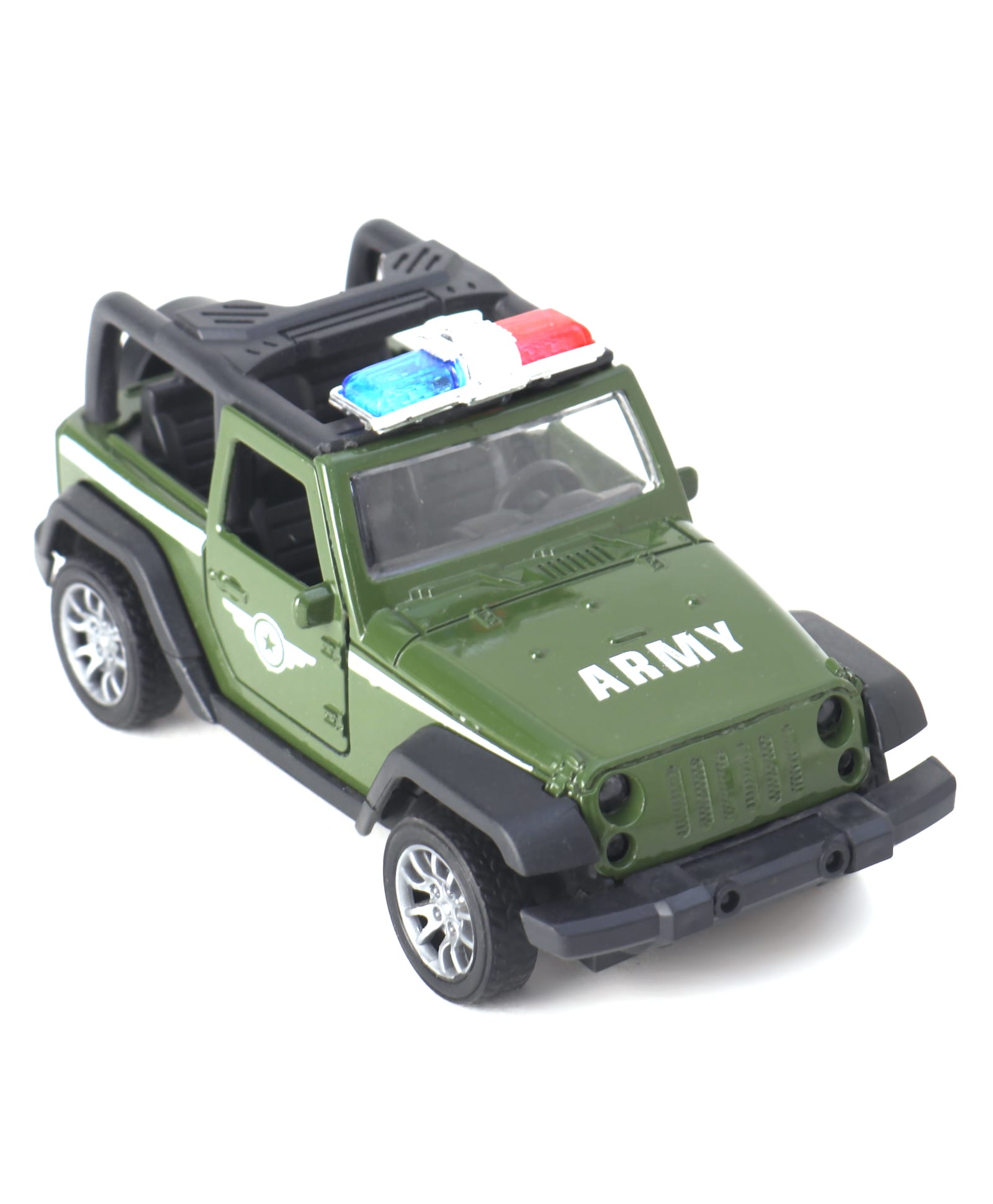 KIDS FUN Toys 1:32 Die CastArmy Car Toy - Green-picture-20