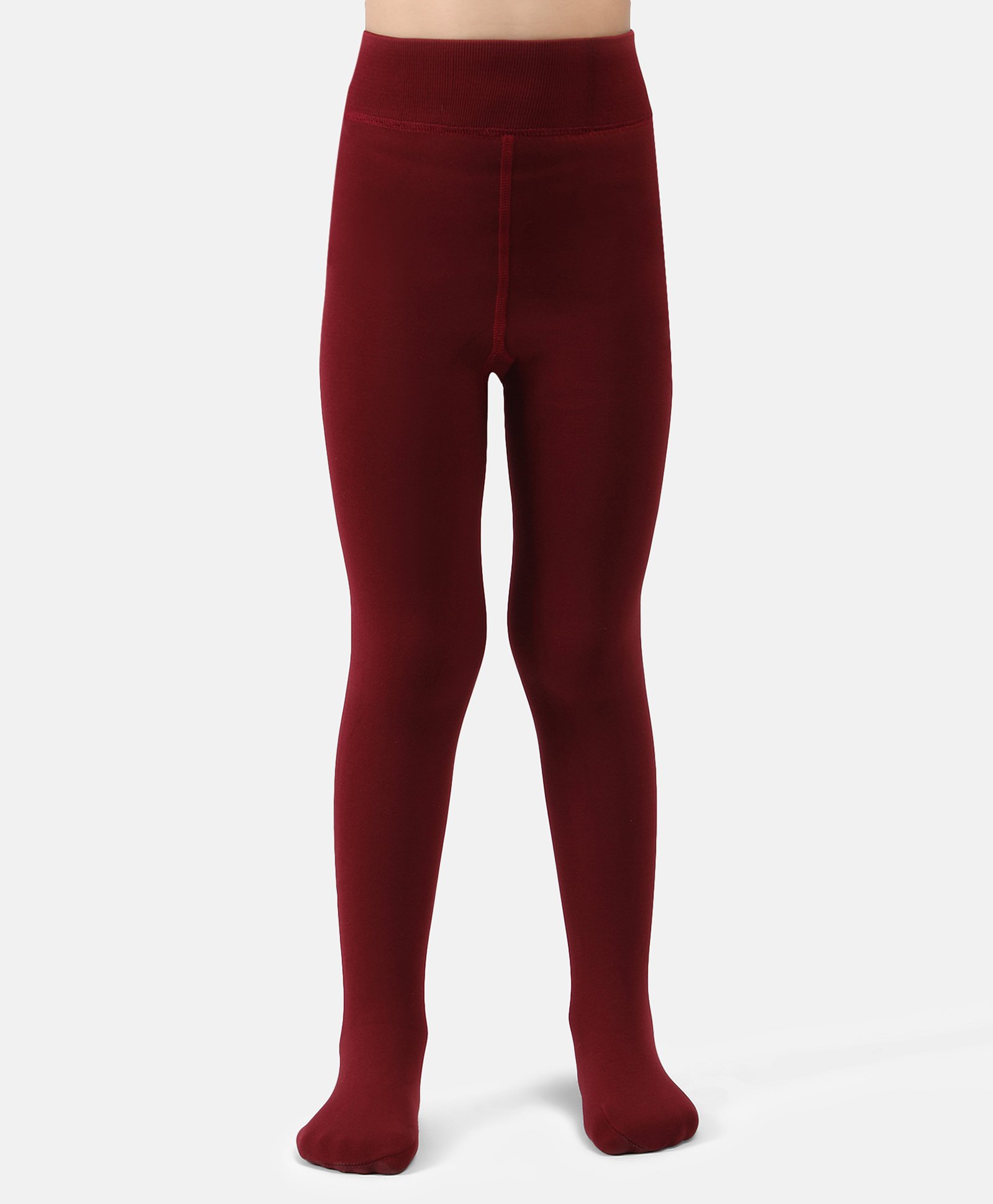 NEXT2SKIN Wool Solid Winter Tights Pantyhose Stockings - Maroon-image-49