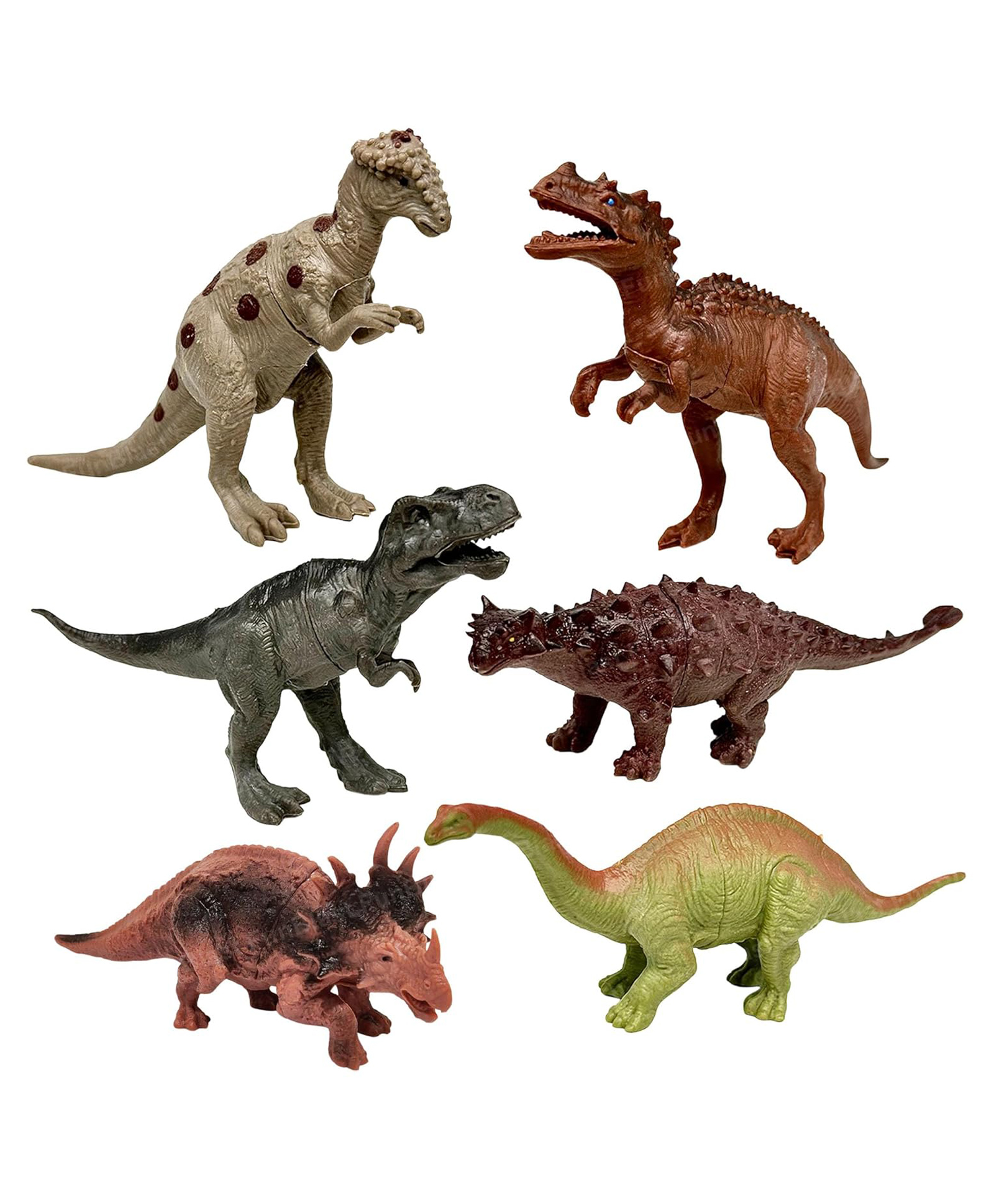 FunBlast Dinosaurs Figure Toy SetPack of 6 Pcs Multicolor-image-17