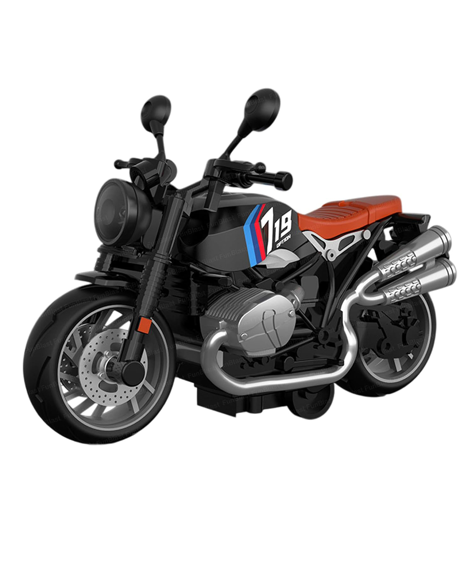 FunBlast Realistic Small Size Die Cast Motorcycle Toy for KidsMulticolor-picture-10