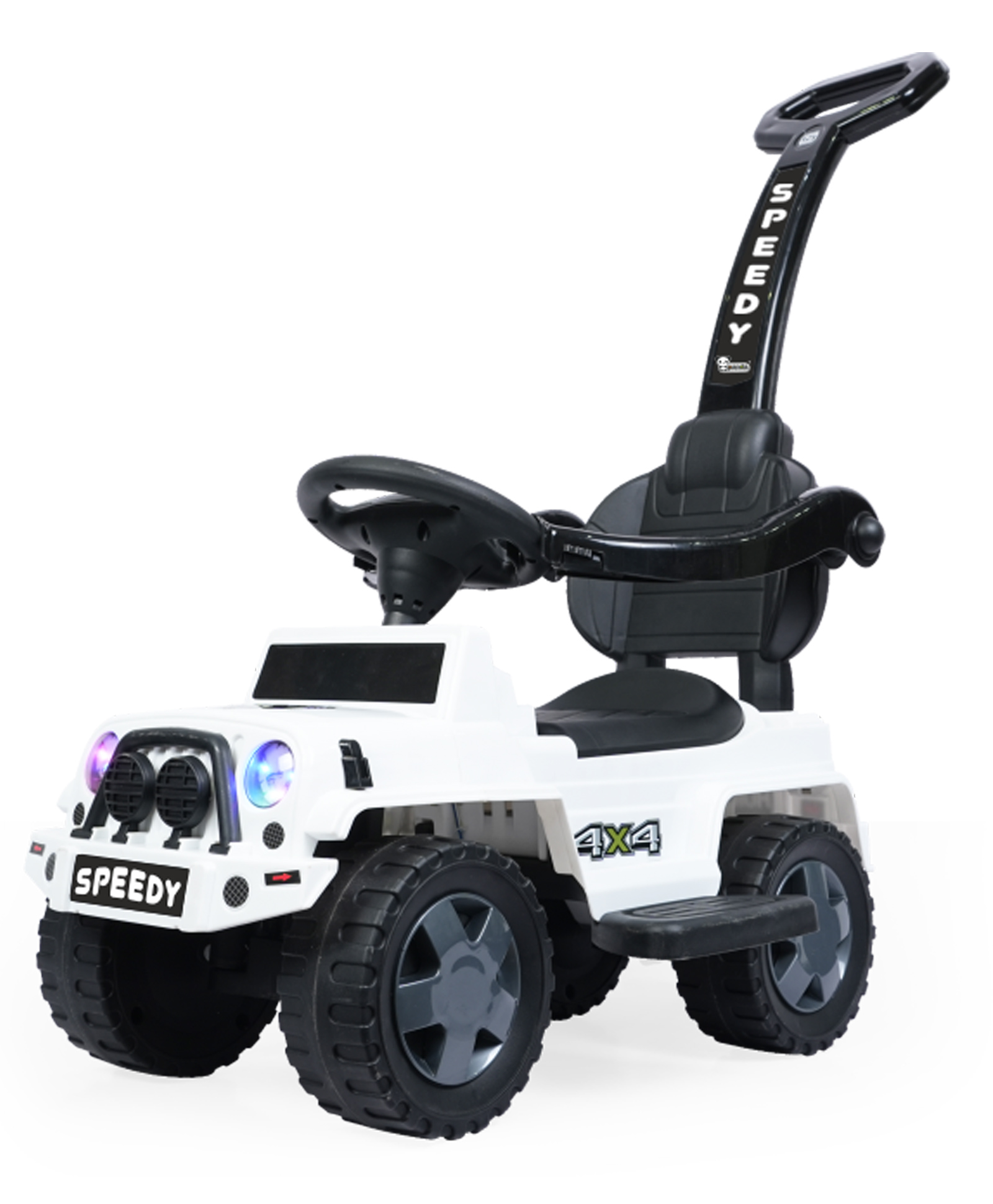 Joyride Speedy Hummer PLUS 4x4 Ride on Jeep for Kids with Music & Horn Steering with Parentle handle | Backrest I Headlight | Music |Seat Storage & Big Wheels for Kids 1 to 4 Years-picture-10