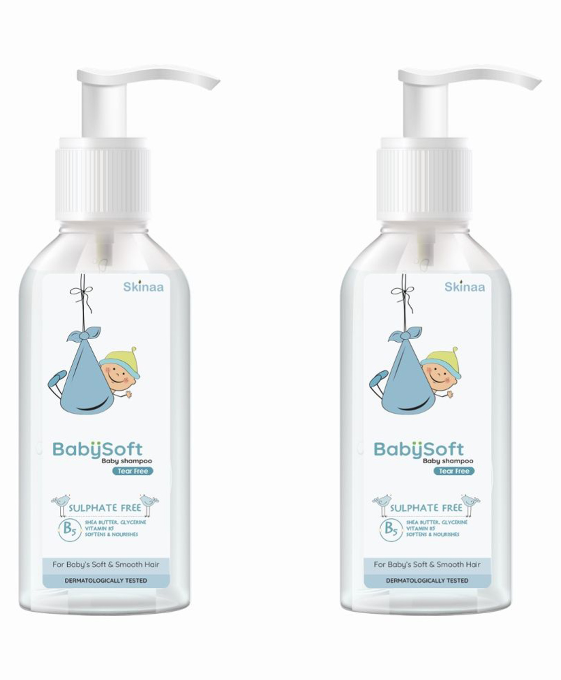 Skinaa BabySoft Baby Shampoo for Gentle Hair Care - 100ml - Pack of 2-image-49