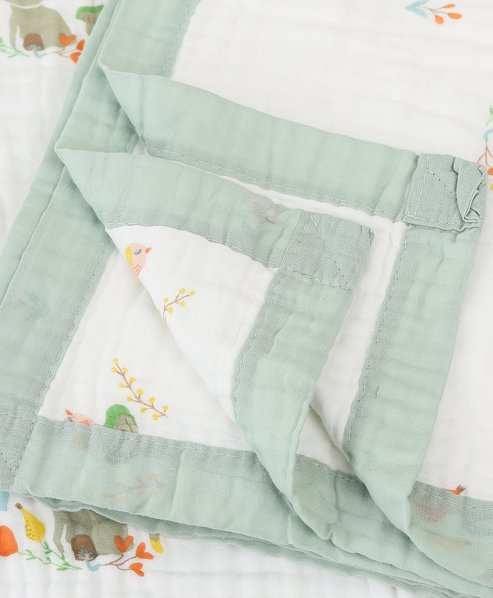Baby Moo Bunny Tales 100% Muslin Cotton Blanket - Grey-picture-43