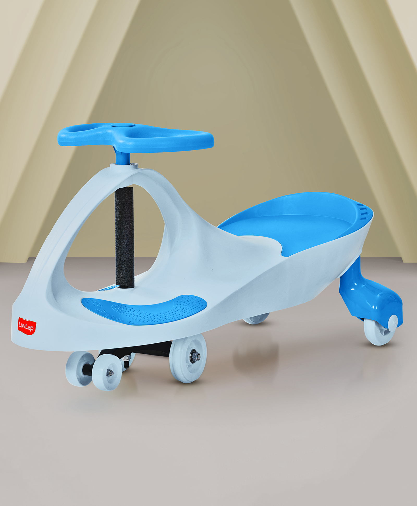 Luv Lap Sunshine Swing Car with 360 Degree Smooth Bearing - Blue