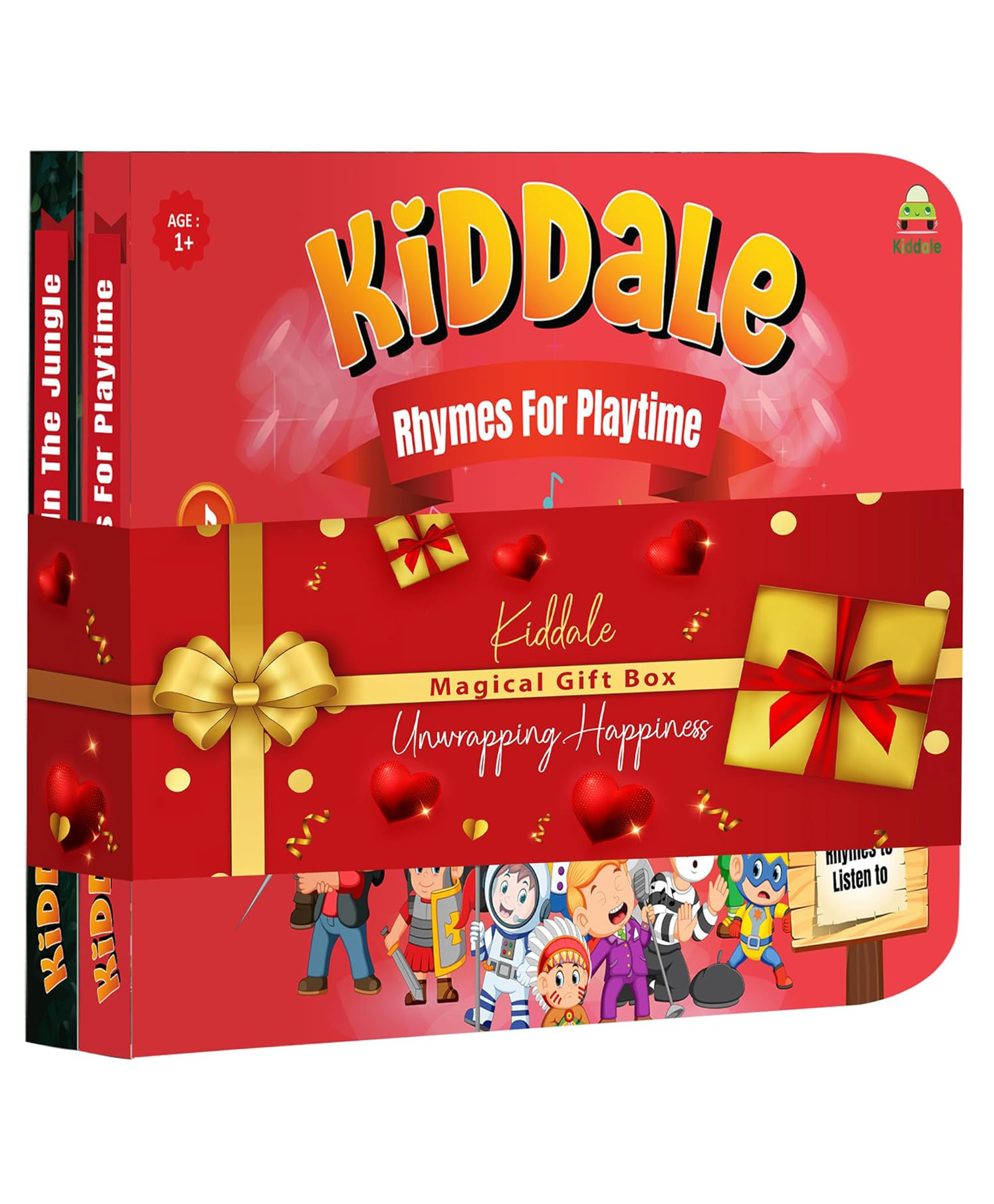 Kiddale Bundle Of 2 Musical Rhymes Books|16 Wild Animal&8 Classical Nursery Rhymes|28 Sounds Each|Interactive Touch&Play Picture & Sound Books|Ideal Gift For 1-3 Years|Sing-Along Collection,Multicolor-image-49