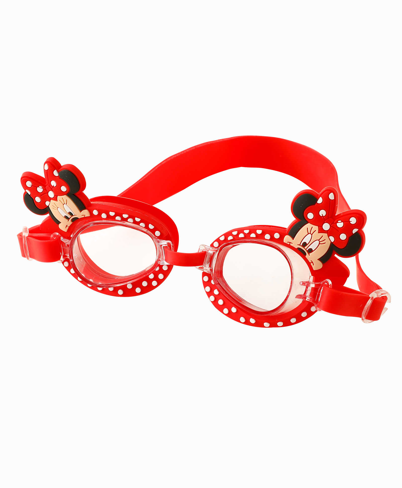 Babyhug Disney Swimming Goggles With Minnie Applique - Red-picture-12