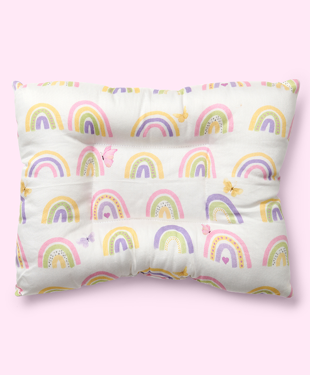 Fancy Fluff Organic Baby Head Nest - Rainbow Dreams-picture-25