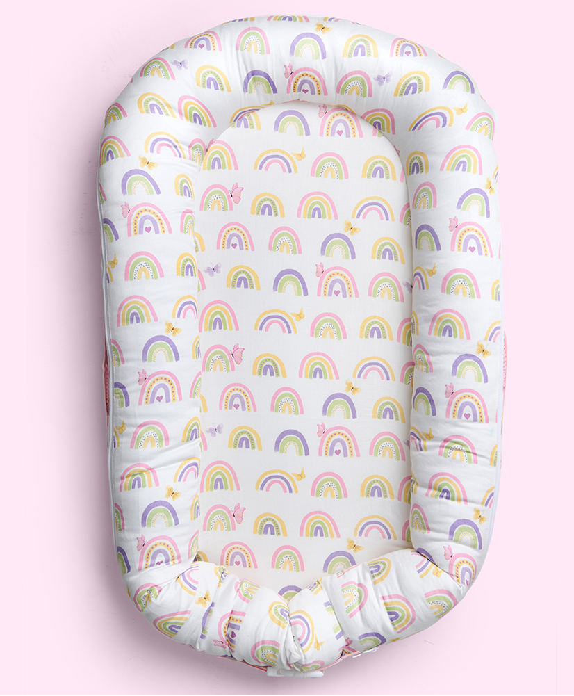 Fancy Fluff Organic Cocoon Cover - Rainbow Dreams-picture-16