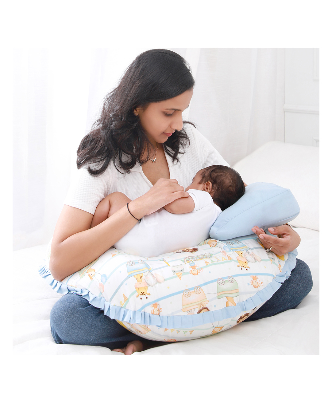 Fancy Fluff Organic Feeding Pillow + Support Pillow- Joy Ride-image-16