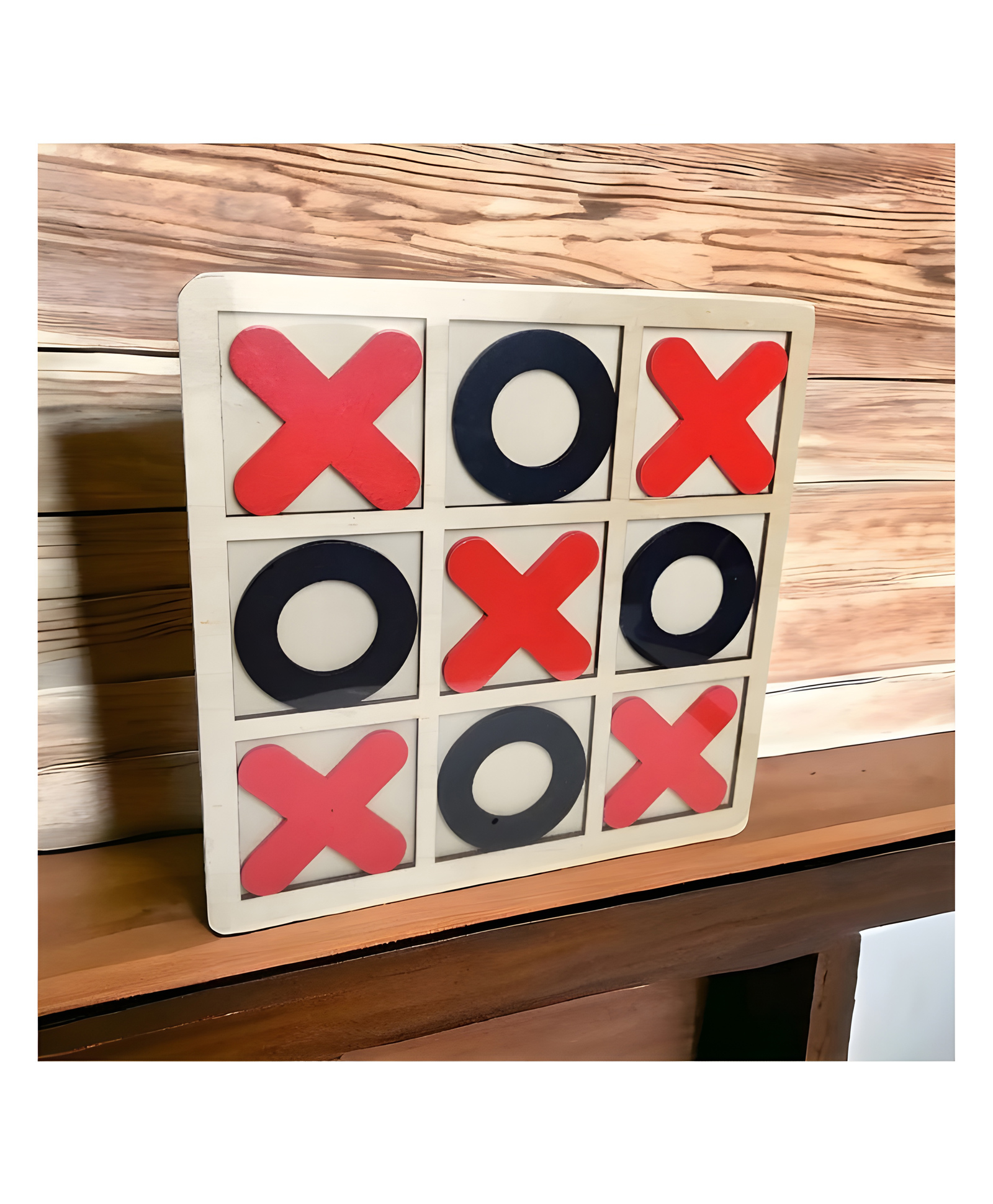 YAMAMA Tic Tac Toe Game Wooden Toys For Kids Tic Tac Toe Board Games Kids Development Toys Family Board Games - Multicolor-image-8