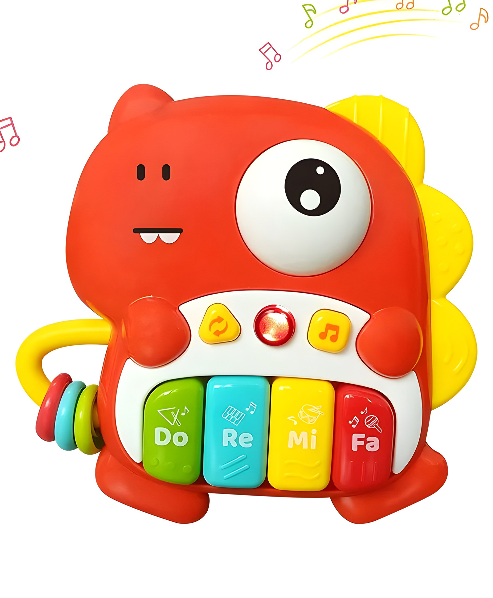 YAMAMA Musical Toys For Kids Musical Piano Toys With Lights And Music Baby Musical Instruments Toy Kids Development Toys Dinosaur Animal Cartoon Electric Piano Kids Toys(Color May VaryPack of 1)-picture-22