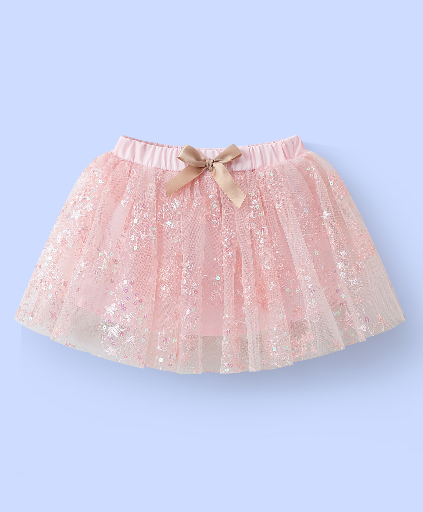 Mark & Mia Above Knee Length Skirt with Sequin Detailing - Pink-picture-28