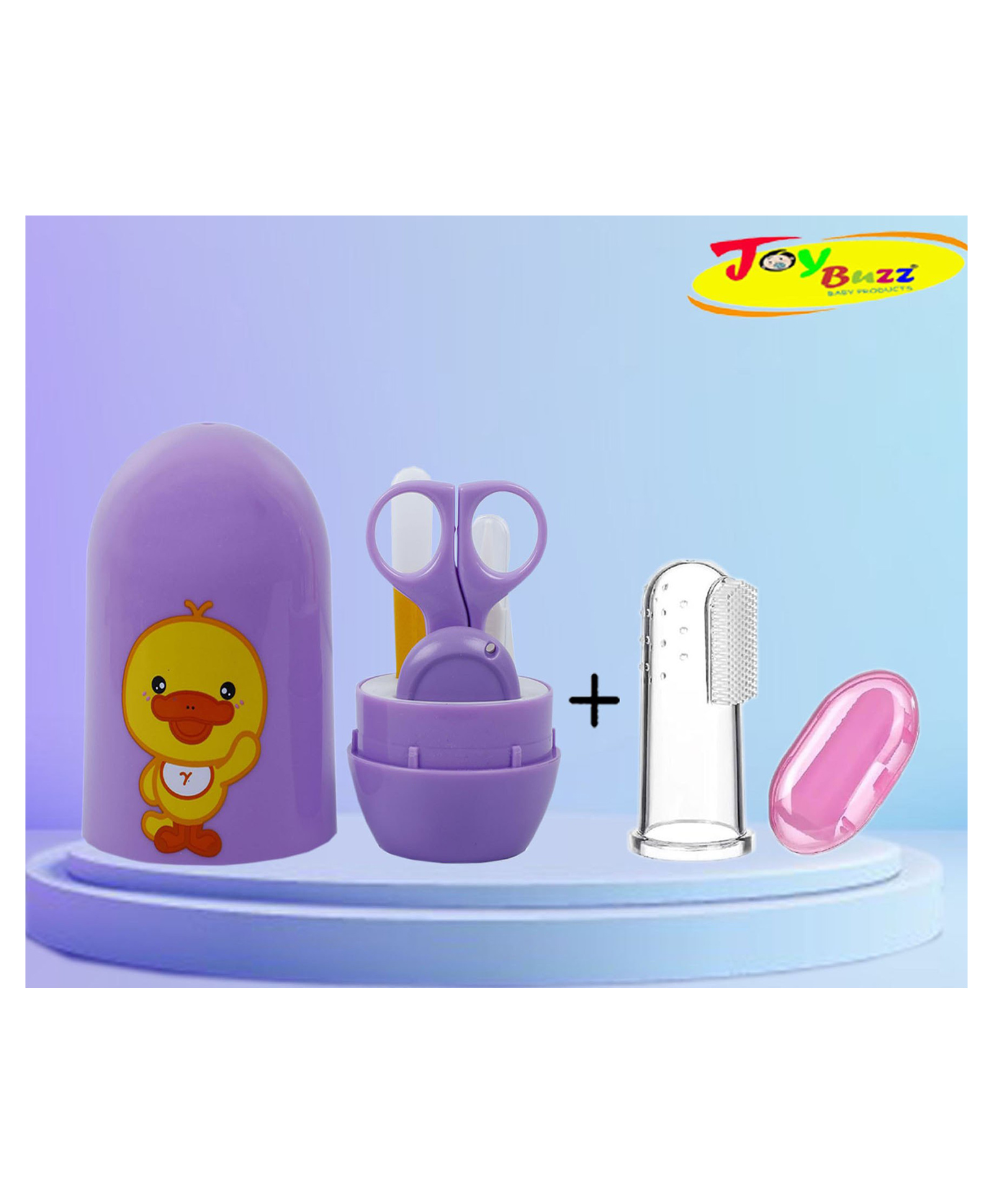 Joy Buzz Baby Grooming Care Kit & Toothbrush Combo - Multicolor-image-17