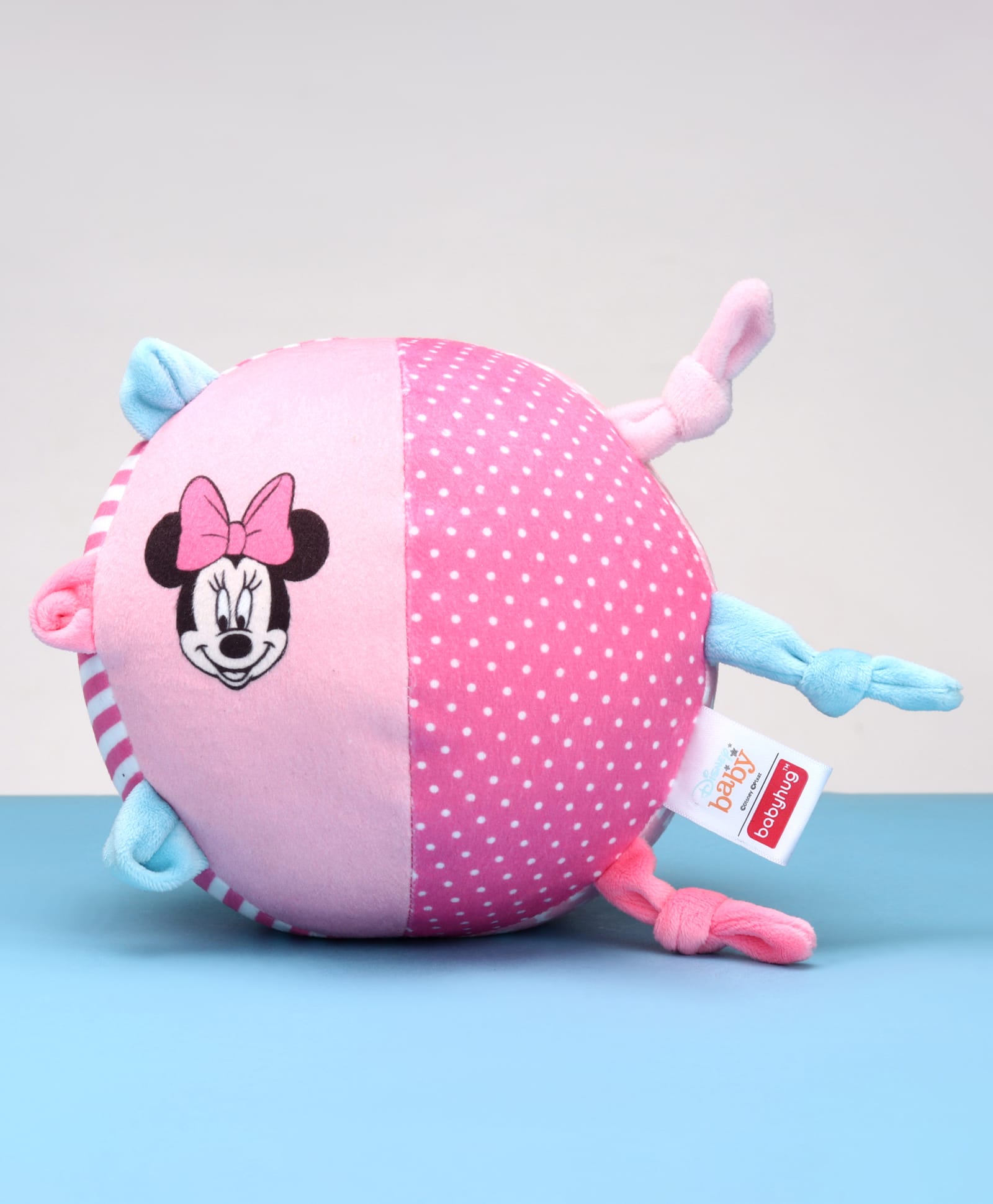 Babyhug Disney Soft Ball With Loops with Minnie Mouse Print - Pink-image-24