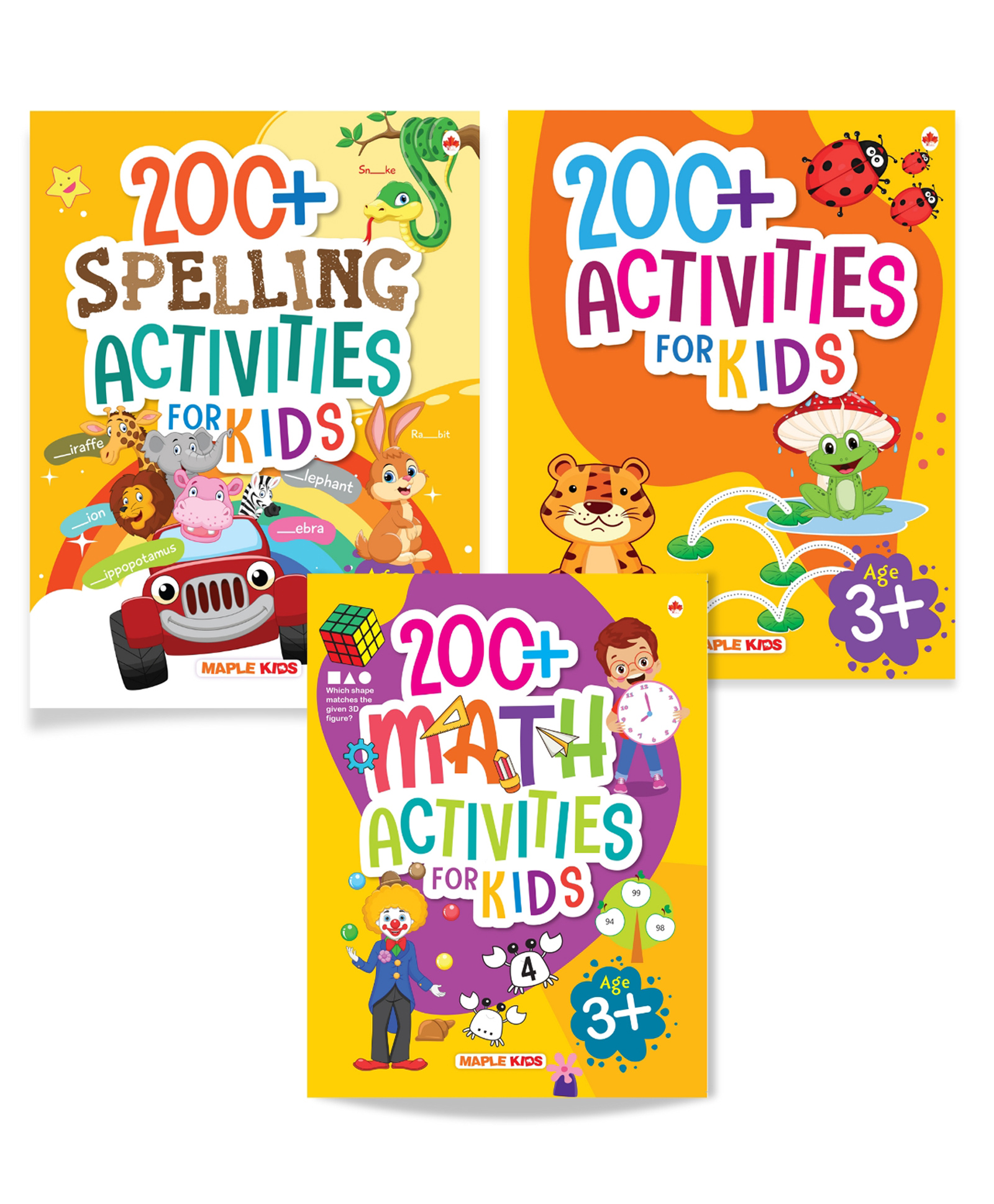 Activity Books for Kids Set of 3 Books --English-image-37