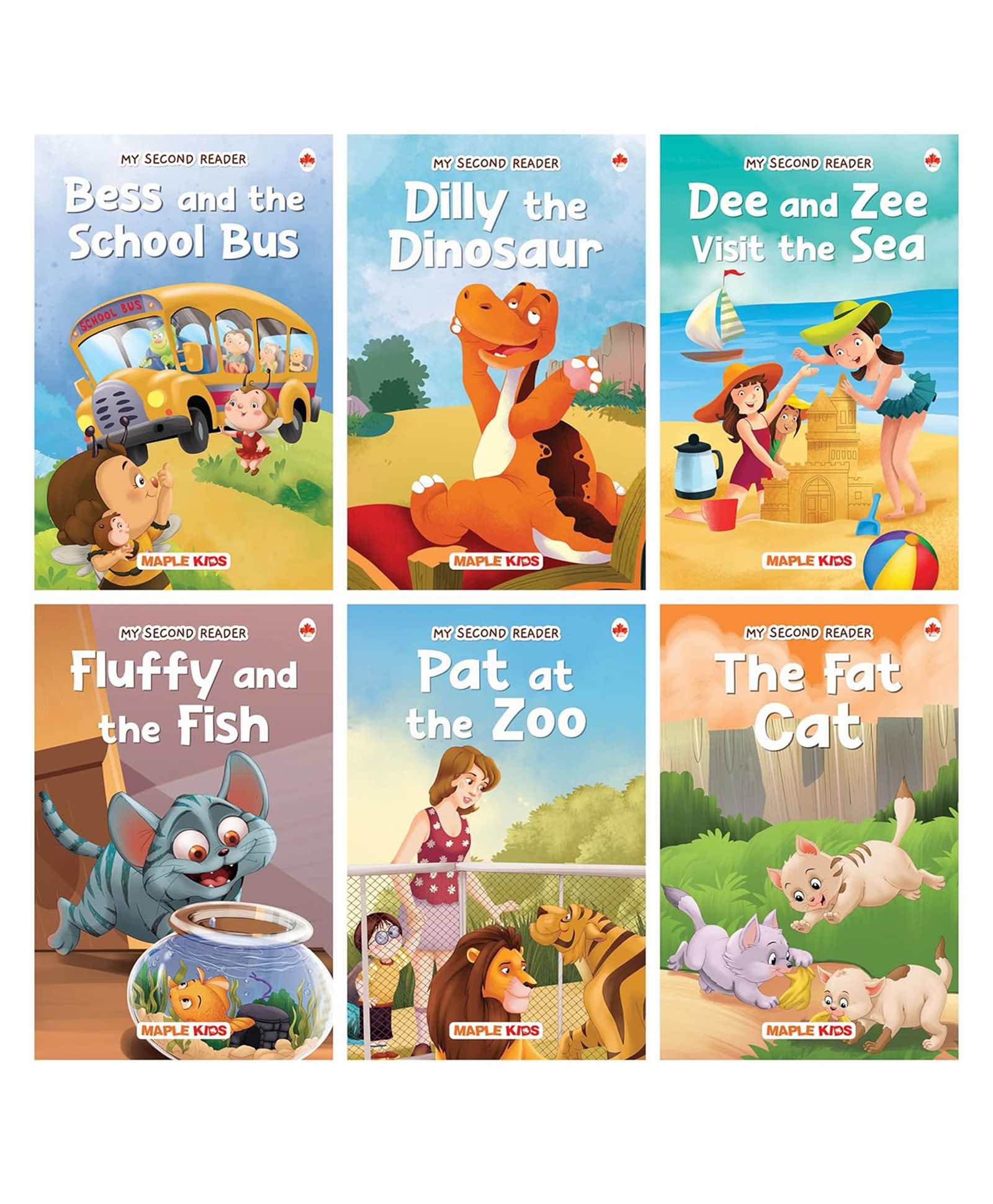 Second Reader Illustrated Set of 6 Books -English-image-42