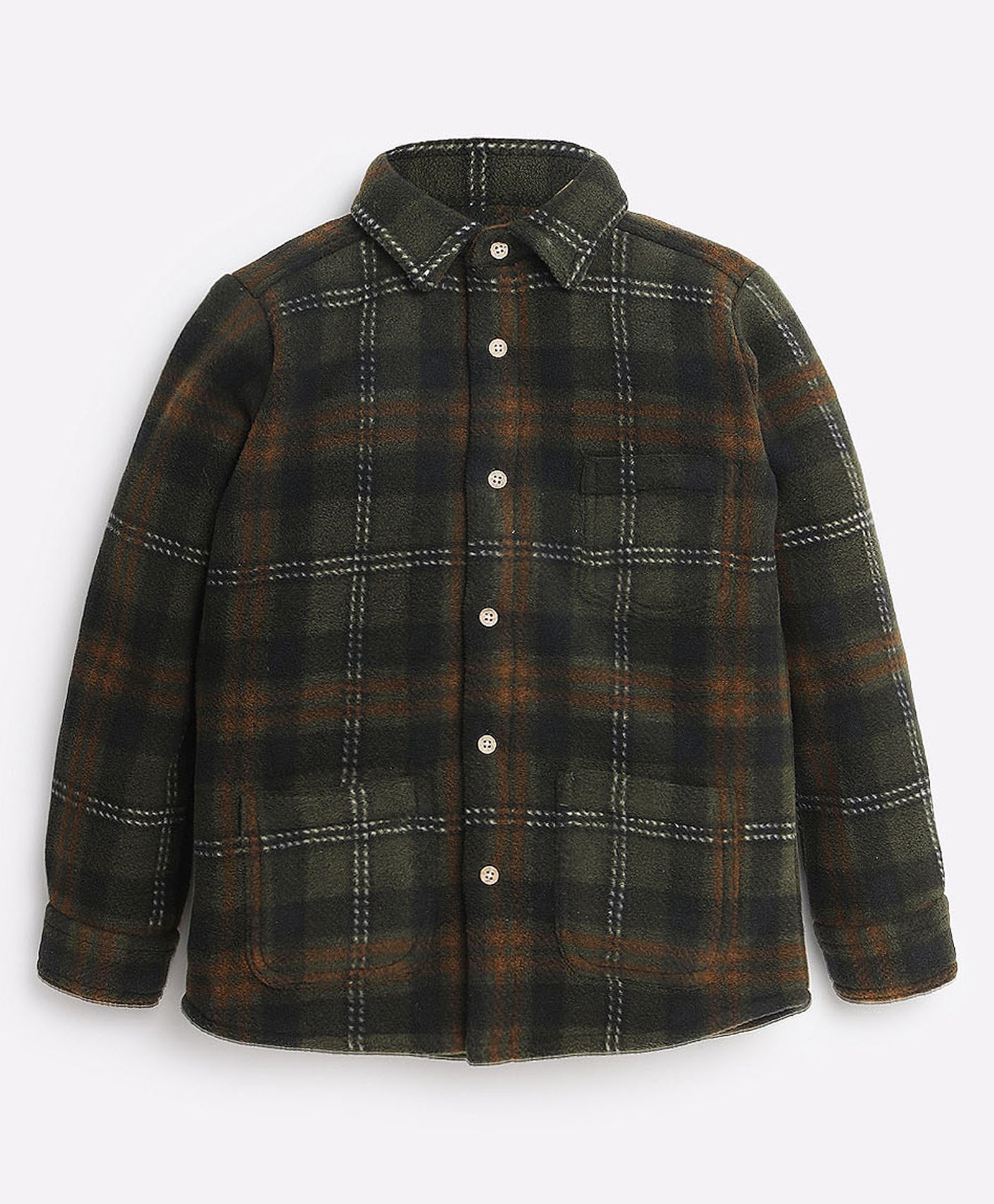 Somersault Full Sleeves Checked Shirt - Brown-image-14