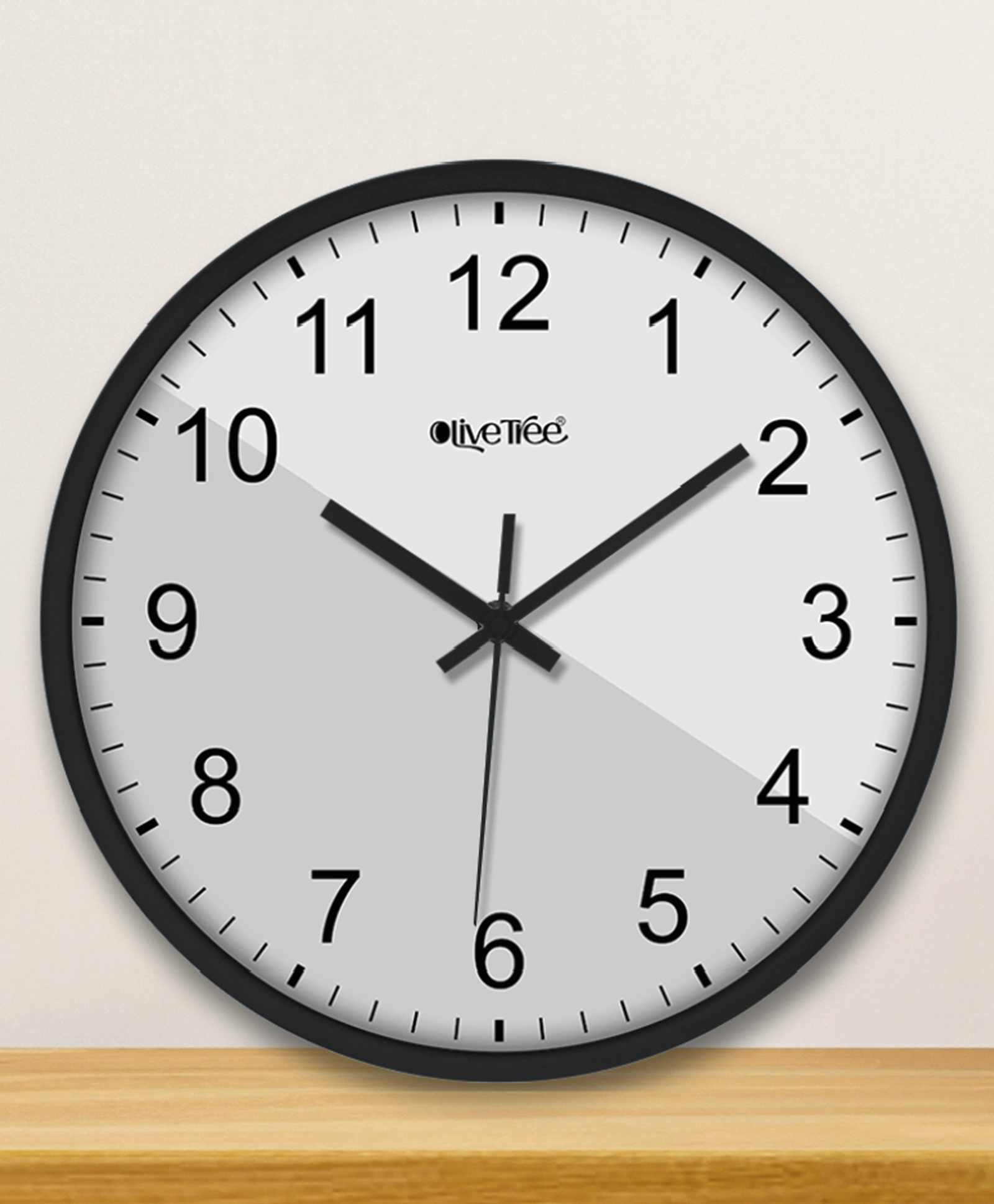Olive Tree Plastic Wall Clock 12" Analog Decorative Latest Modern Wall Clock for Home, Bedroom, Office-image-20