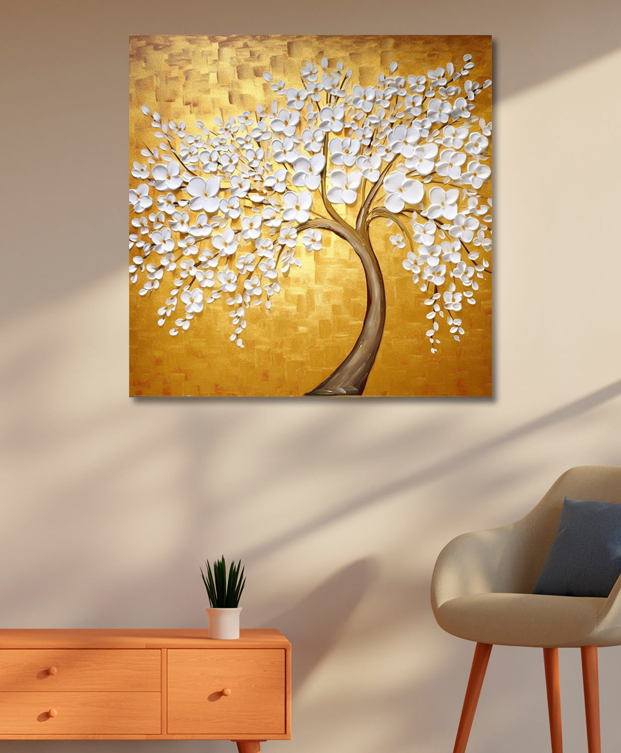 Olive Tree Wooden Wall Art Canvas Painting for Home, Bedroom, Living Room|Stylish Wall Art Painting for Wall Decoration-image-20
