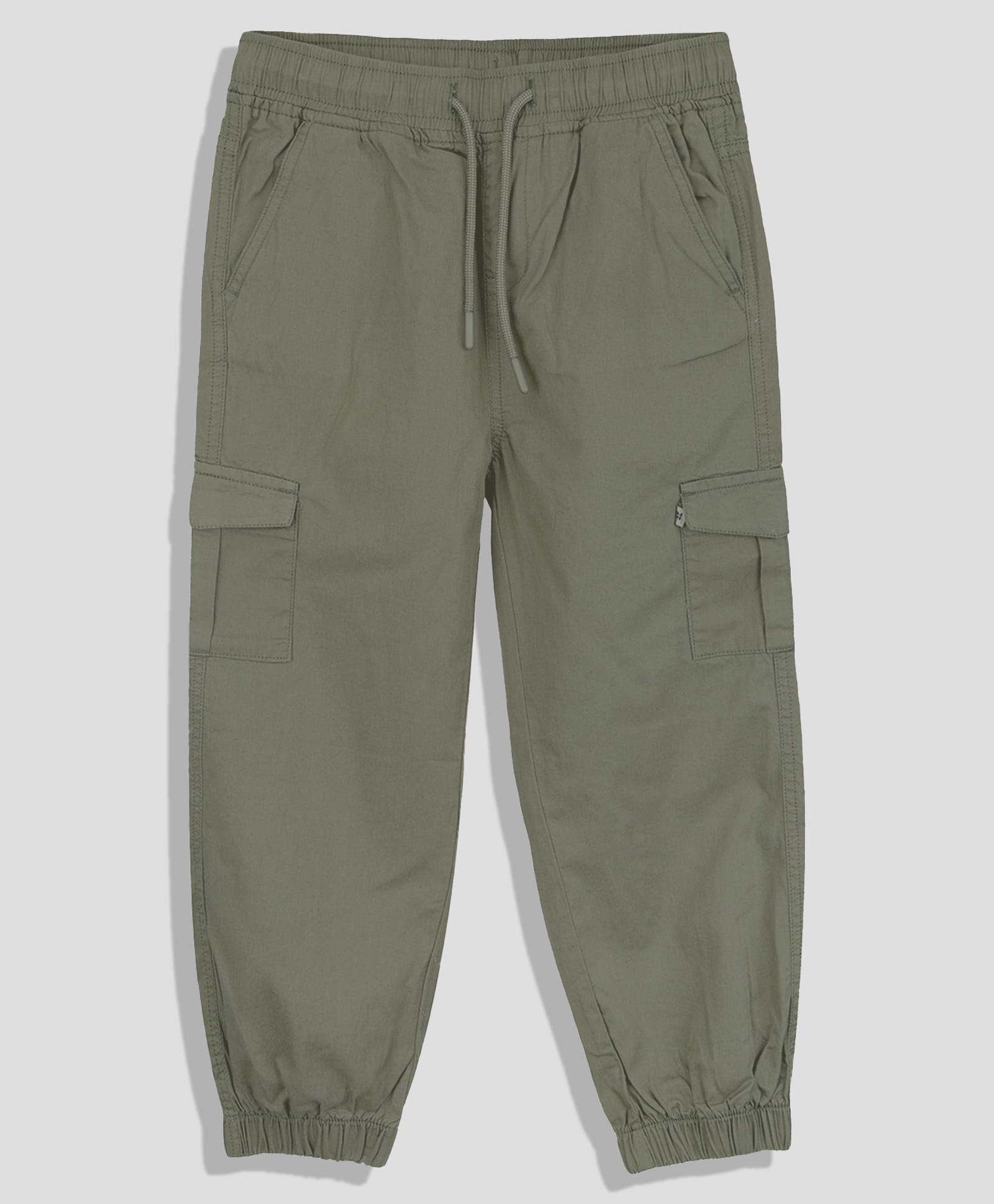 PURPLE UNITED KIDS Solid Pocket Detailed Trousers - Olive Green-picture-18