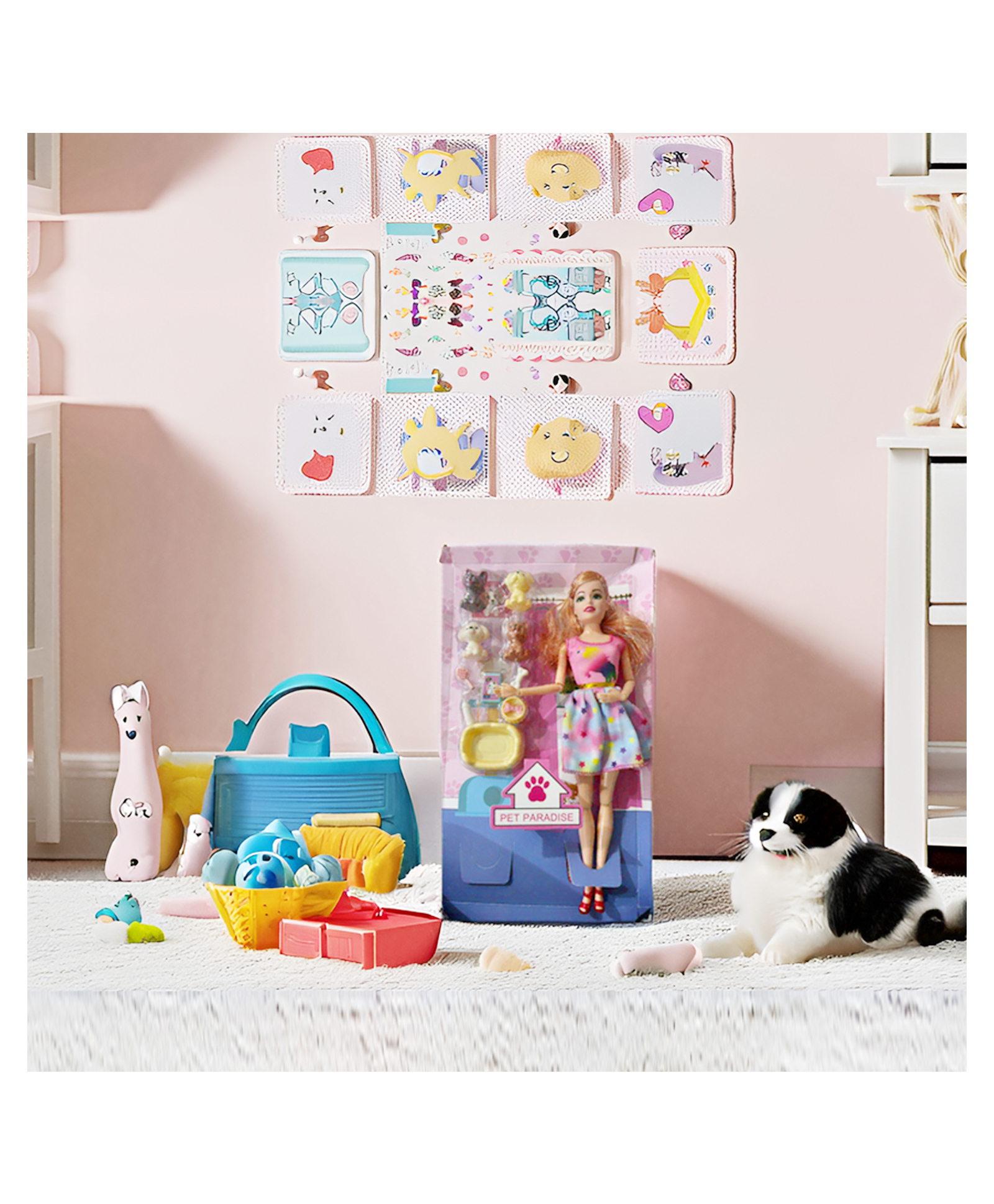 Yunicorn Max Doll with Puppy toy - Colour may vary Height 35 cm-picture-27