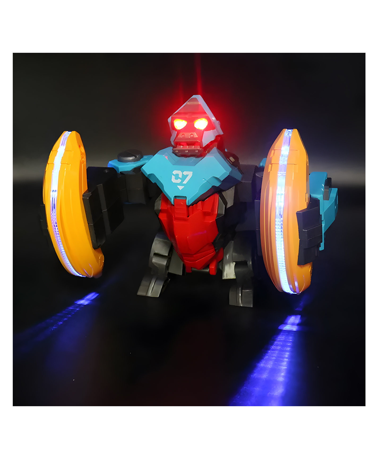 NEGOCIO Hot Stunt Toys Funny Monkey Rolling Toy Robot With sound And Light Tumbling Electric Gorilla Toys- PACK OF 1- COLOR MAY VARY-image-39