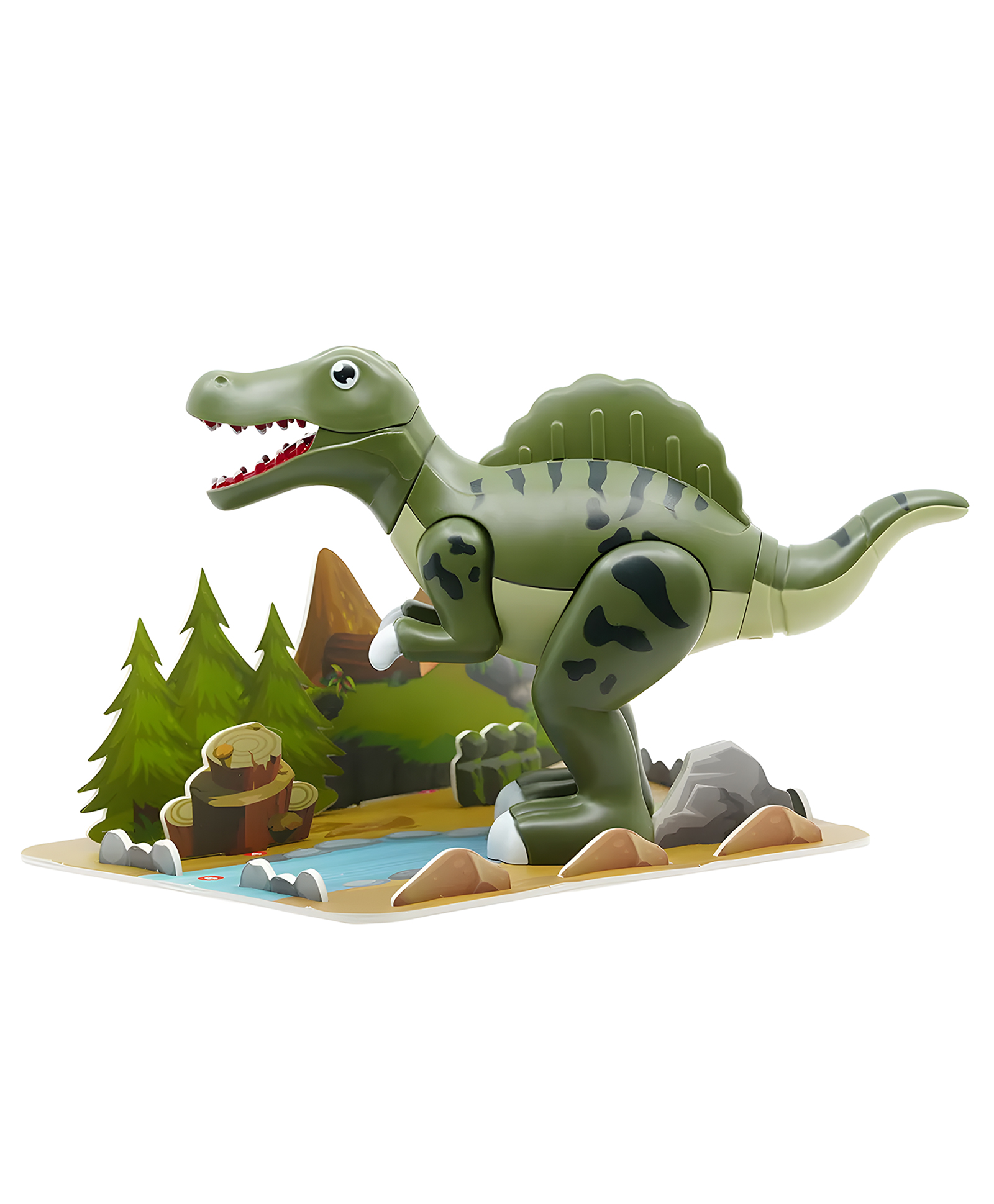 NEGOCIO Magnetic Dinosaur World Simulation Puzzle Toys for Kids- PACK OF 1- COLOR MAY VARY-image-21