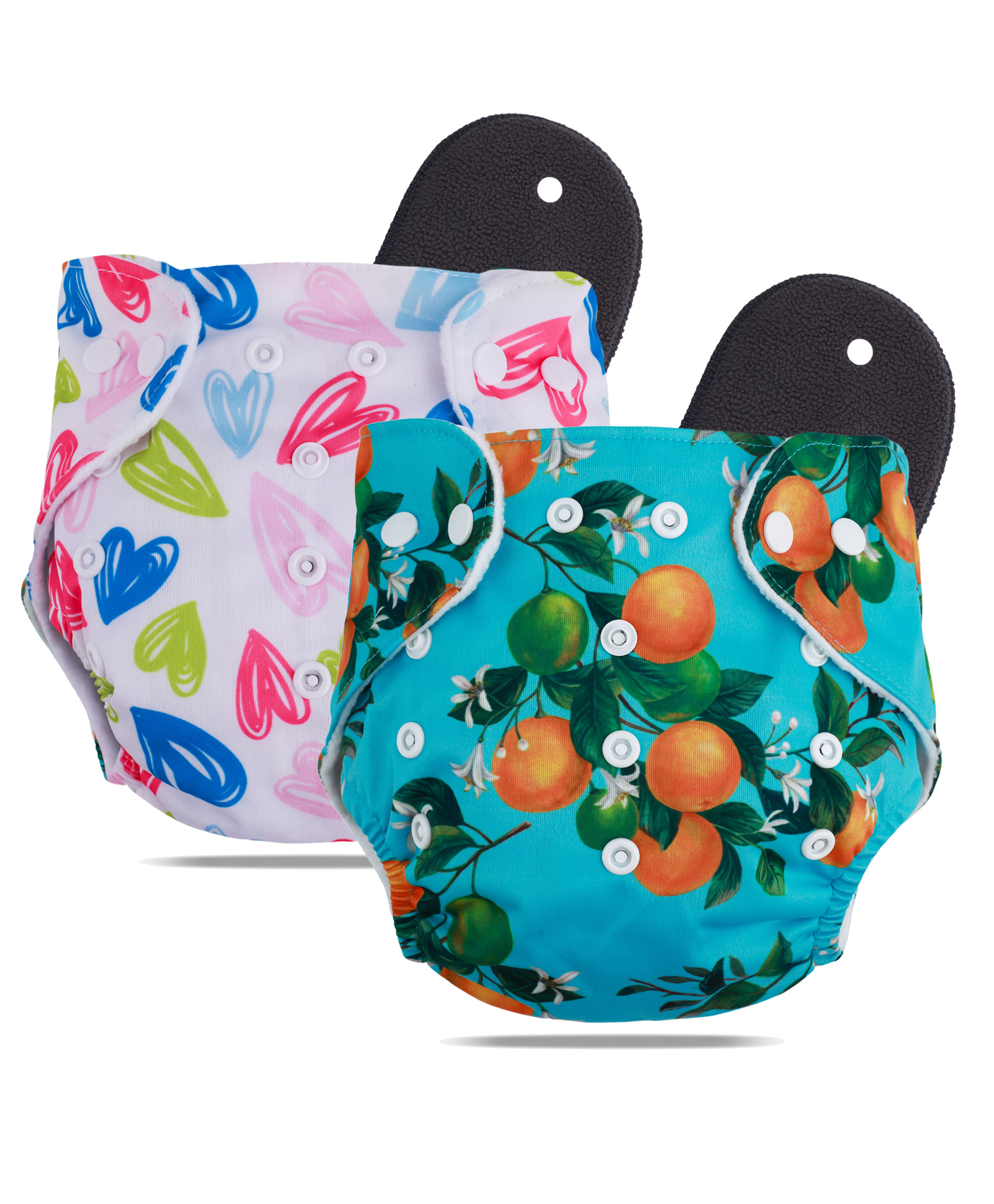 devico Novo Baby Leakage ProofWashable & Reusable Cloth Diaper with 5 Layer High Absorbent and Quick Dry Pads Nappy Freesize Pack of 2- Yellow-picture-20