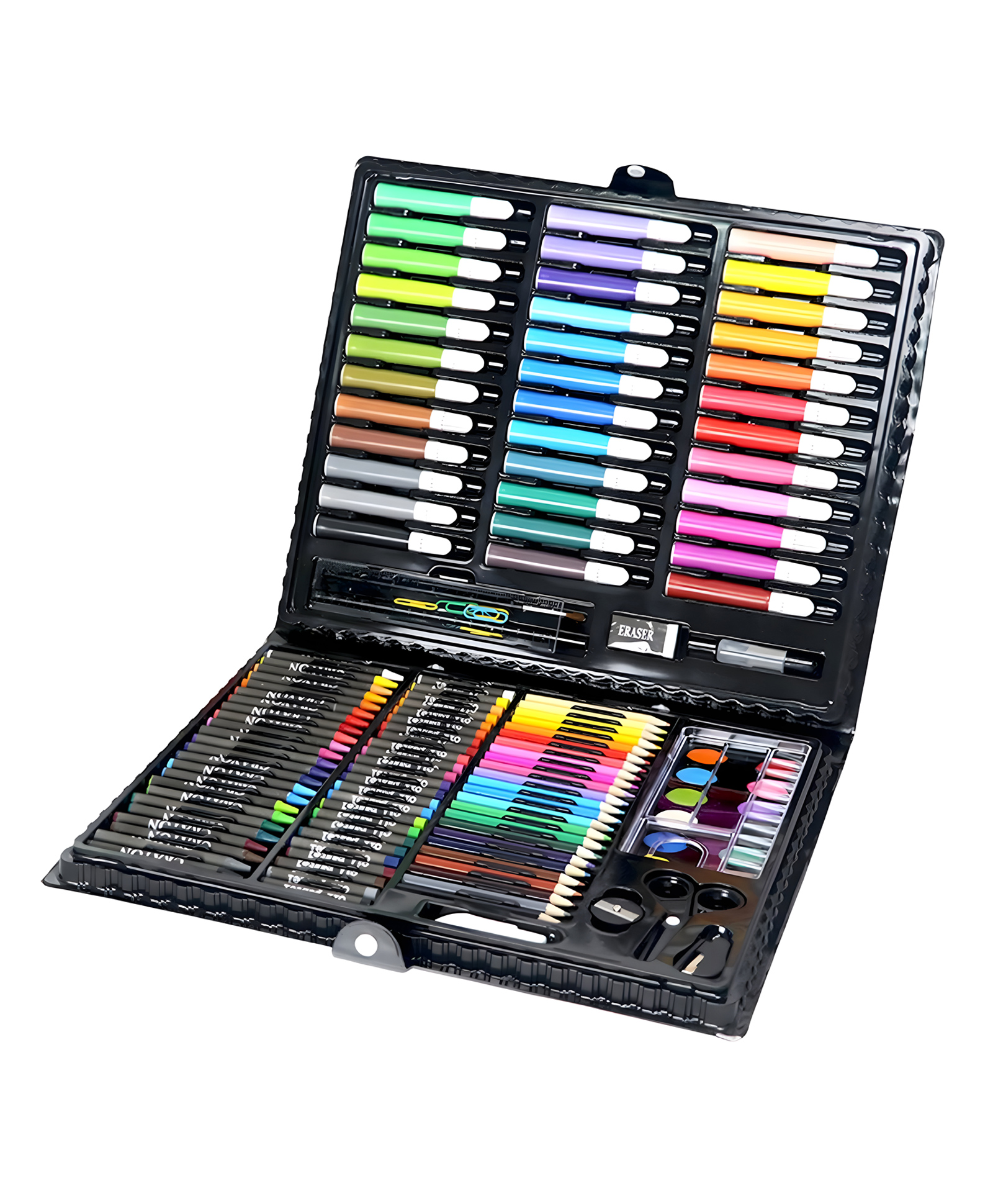 SCHOOLISH 150pcs Art Drawing Set Water Color Pen Students Stationery Coloring Painting Kit for Adults/Teens/Kids/Beginners & Artists- PACK OF 1- COLOR MAY VARY-image-11