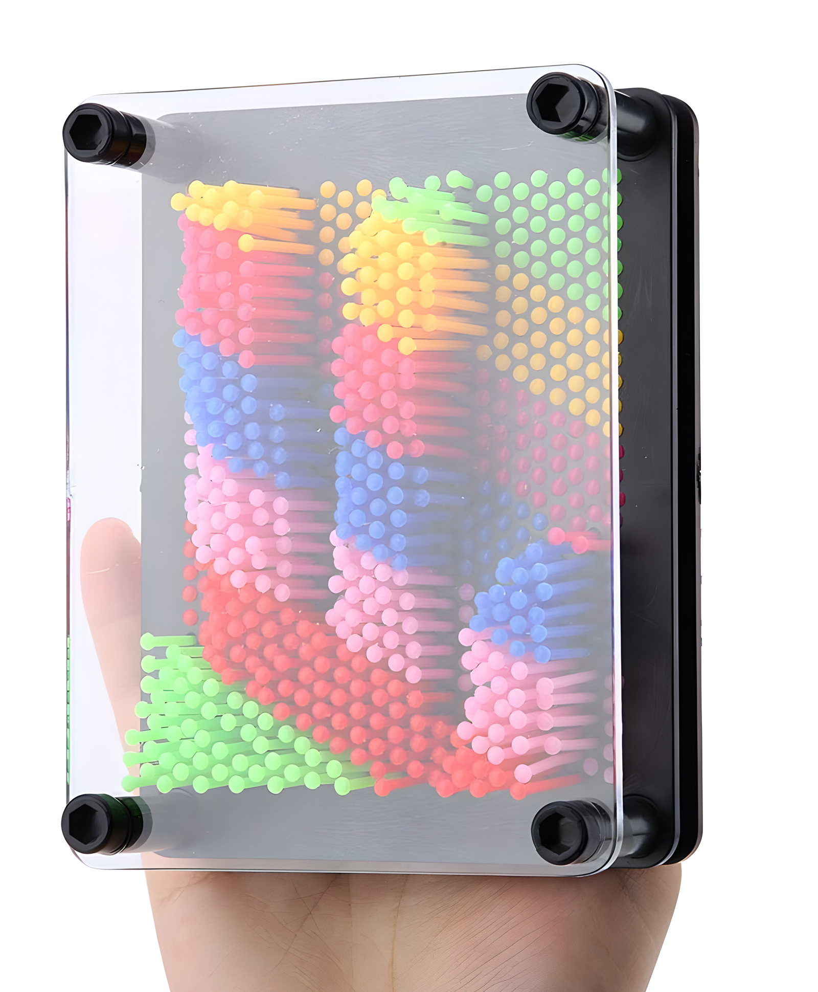 SCHOOLISH 3D Pin Art Intellectual Fun Toy Rainbow Cloud | Pin Art Palm Board (10 x 8 Inches) Arouse Sense of Imagination Innovative Boundless Creativity- PACK OF 1- COLOR MAY VARY-image-40